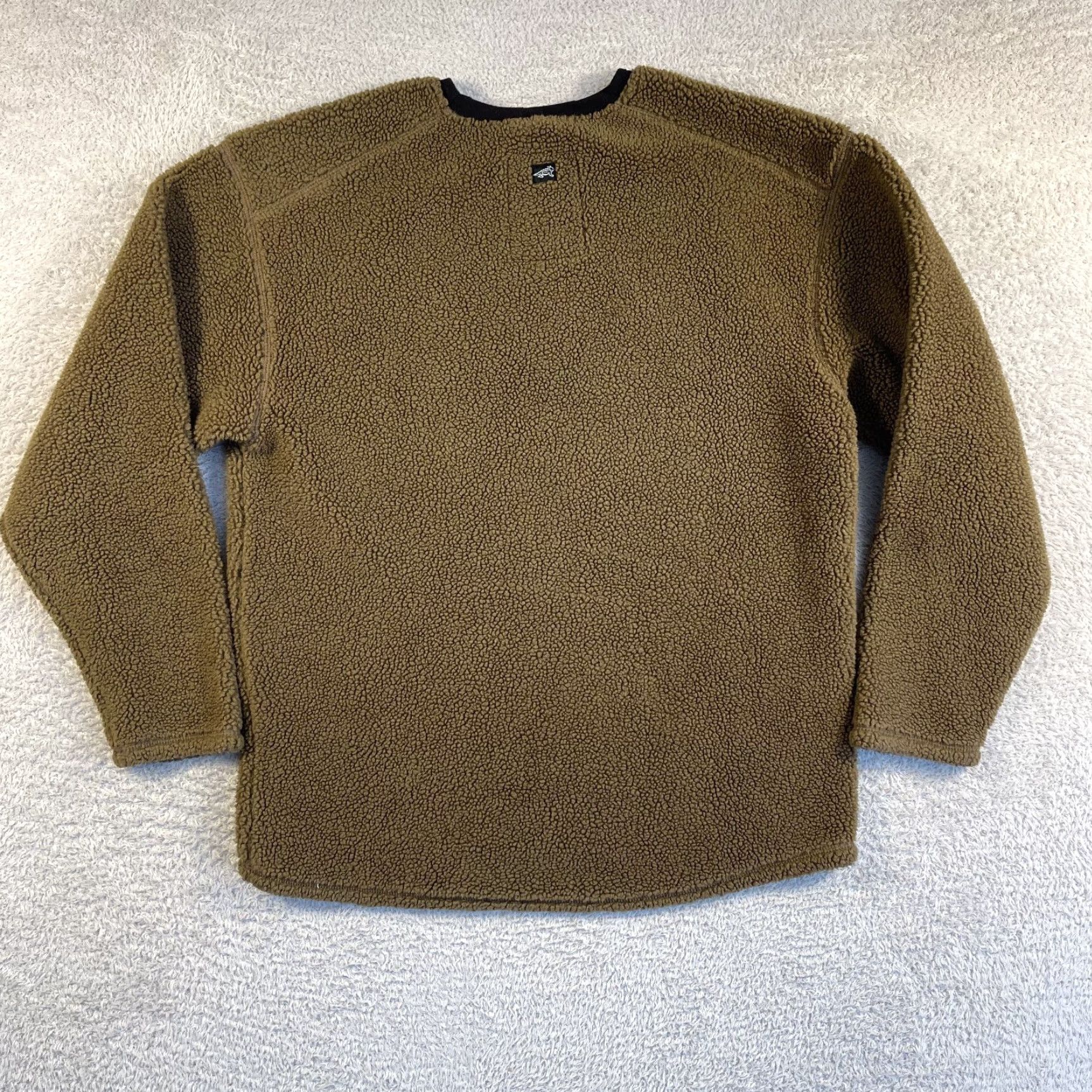Vintage VINTAGE Horny Toad Fleece Pullover Mens Large Brown Sherpa Pile Crewneck Hiking Sweatshirt 90s Retro outdoor Mens Size US L / EU 52-54 / 3 - 2 Thumbnail