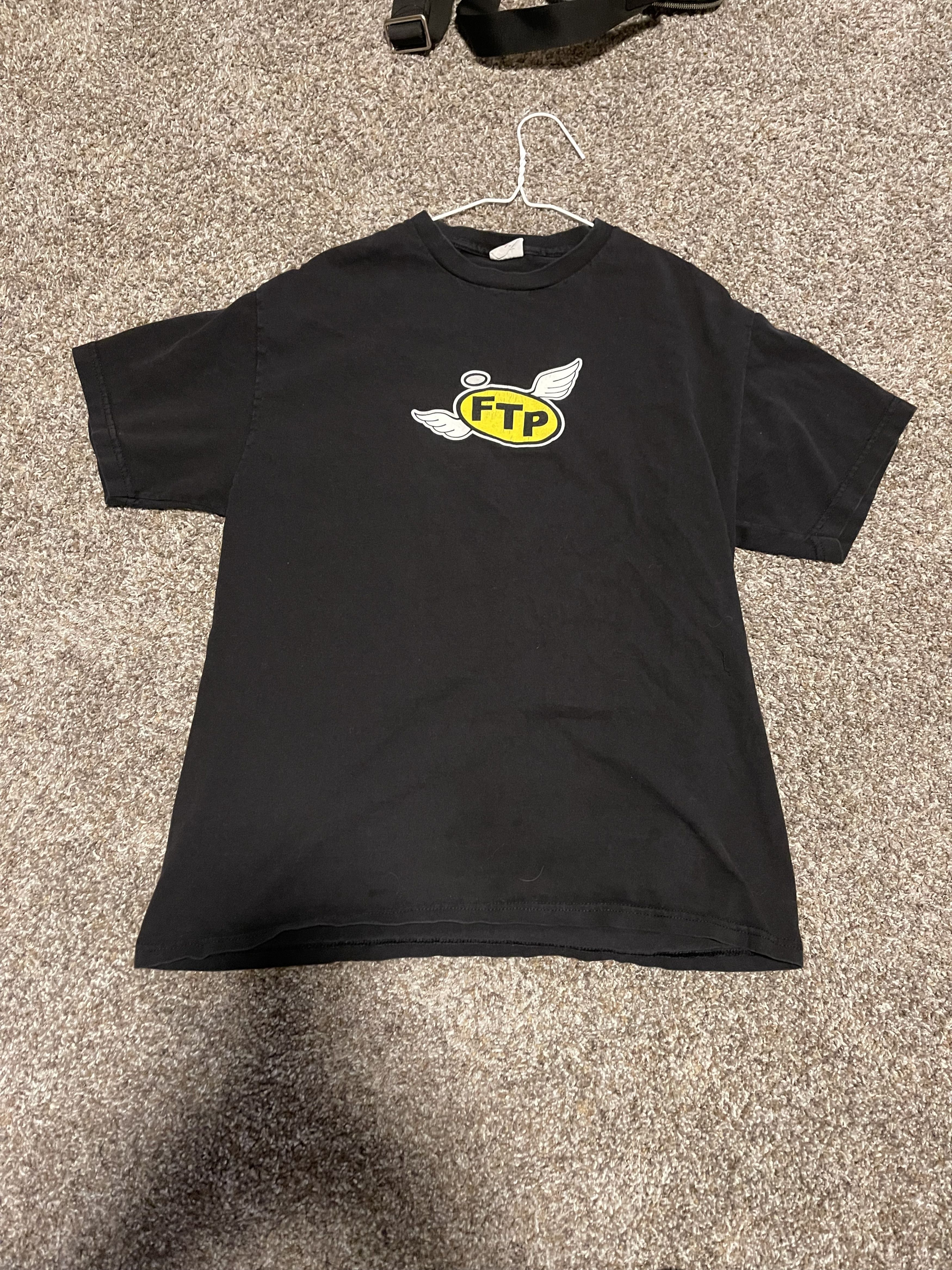 Fuck The Population FTP "angel wings" black tee Size US L / EU 52-54 / 3 - 1 Thumbnail