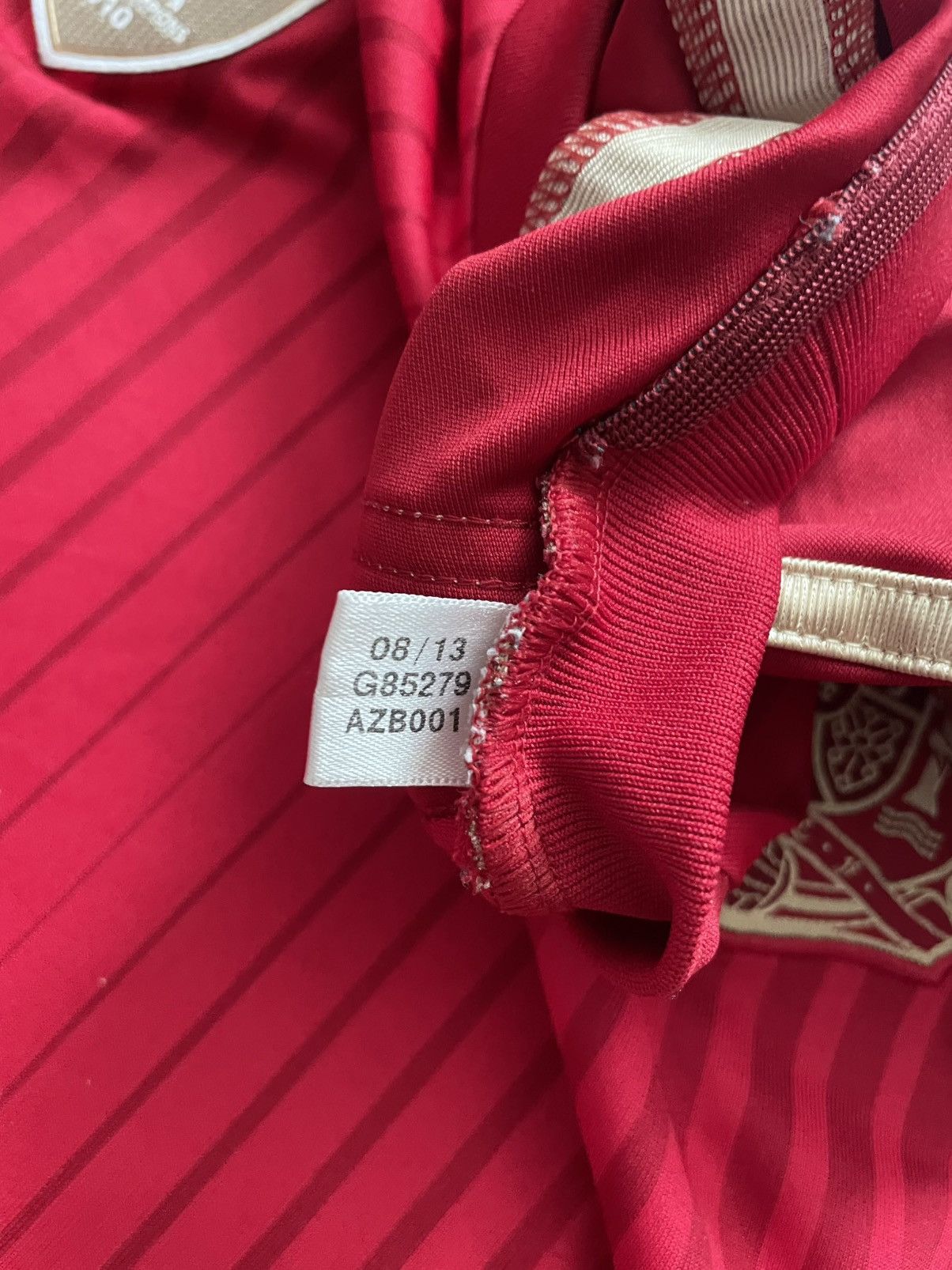 Adidas 2014-15 Spain Team World Cup Home Jersey Adidas Sz L *flaws Size US L / EU 52-54 / 3 - 6 Thumbnail