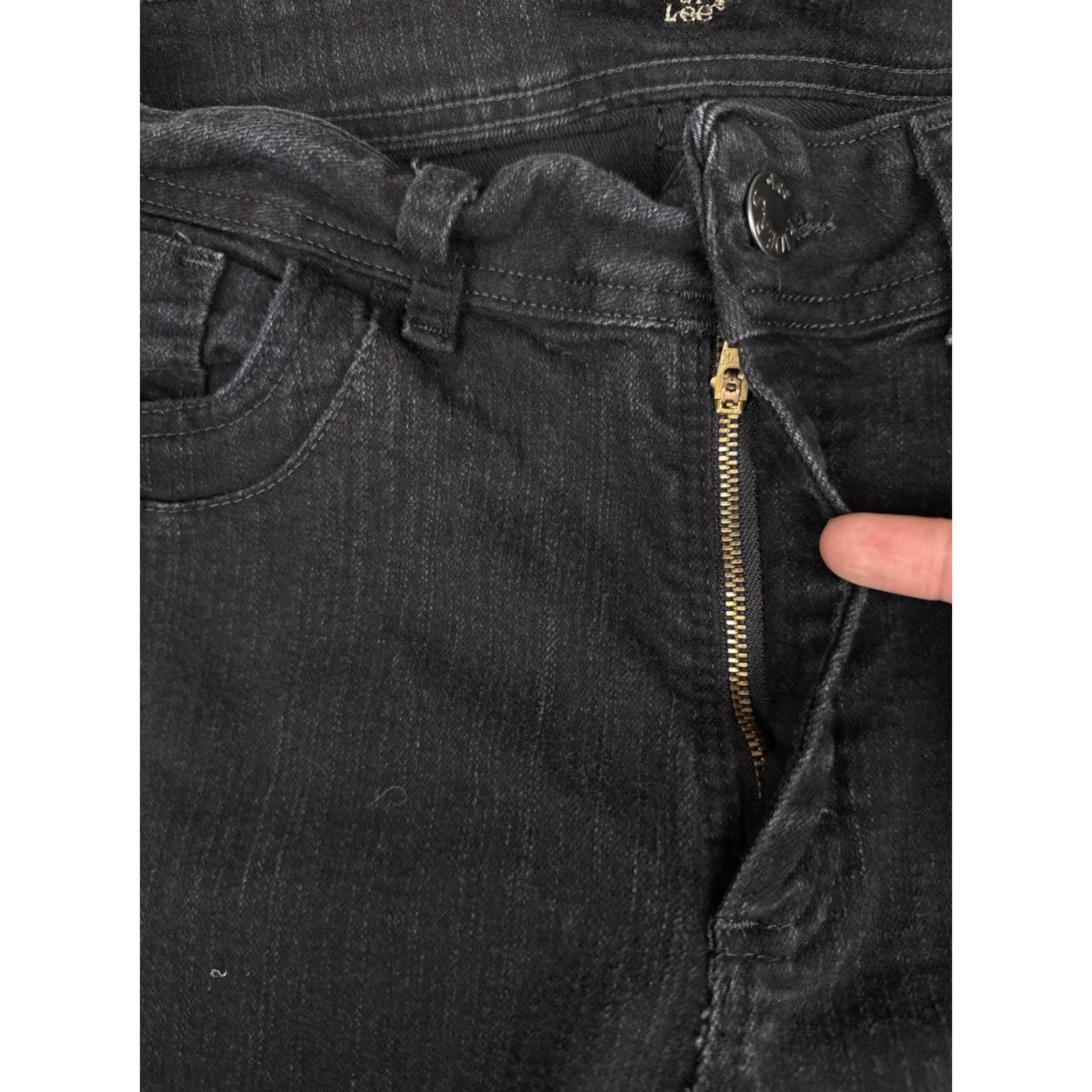 Lee Riders by Lee Jeans Womens 14 Black Mid Rise Bootcut Stretch Denim Cotton 32x31 Jeans Women Bootscut 90s City Size 36" / US 14 / IT 50 - 5 Thumbnail