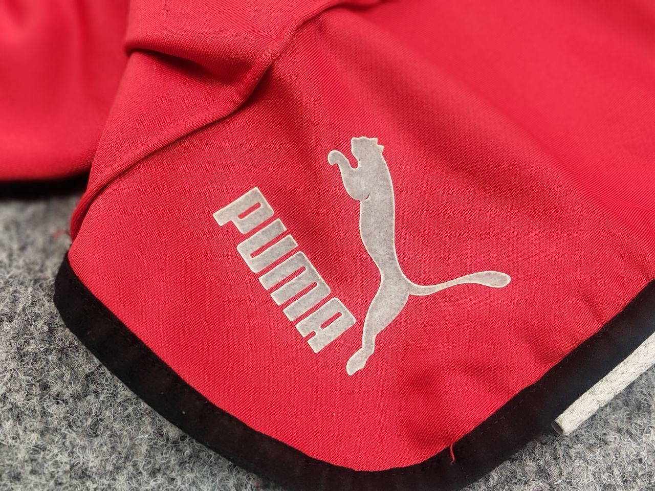 Puma Vintage Puma Red Casual Shorts retro running sport style Size US 32 / EU 48 - 11 Thumbnail