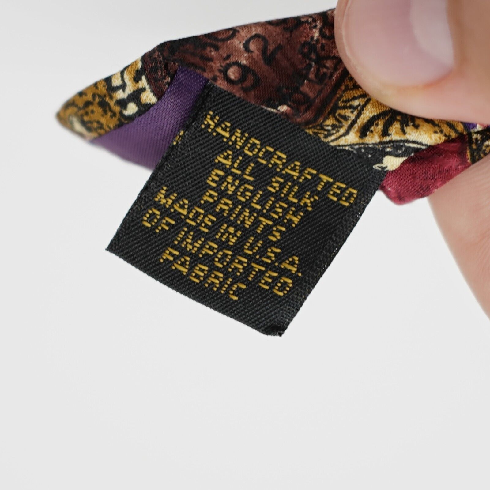 Designer Churchill Collection Abstract Yelow Purple Orange Print Shor Size ONE SIZE - 4 Thumbnail