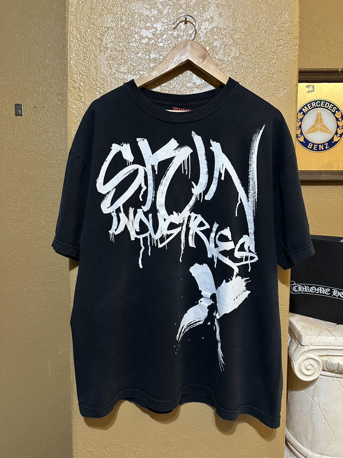 vintage Skin Industries AOP Graffiti Tee XL skate