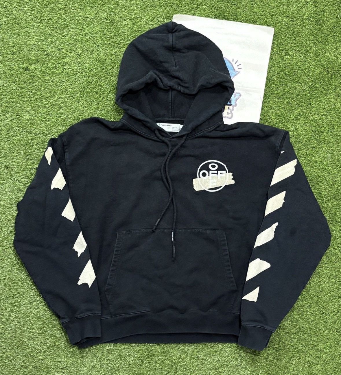 Off-White OFF WHITE TAPE LOGO HOODIE Size US XXL / EU 58 / 5 - 2 Thumbnail