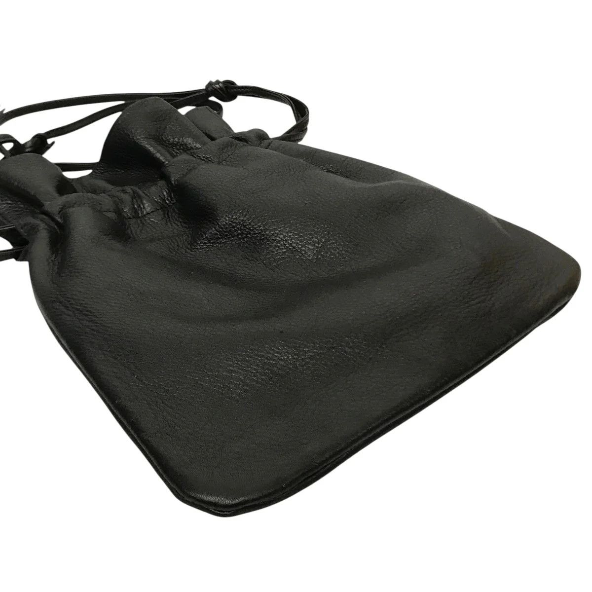 Yohji Yamamoto Y's leather drawstring shoulder bag YD-I05-712 Size ONE SIZE - 3 Thumbnail