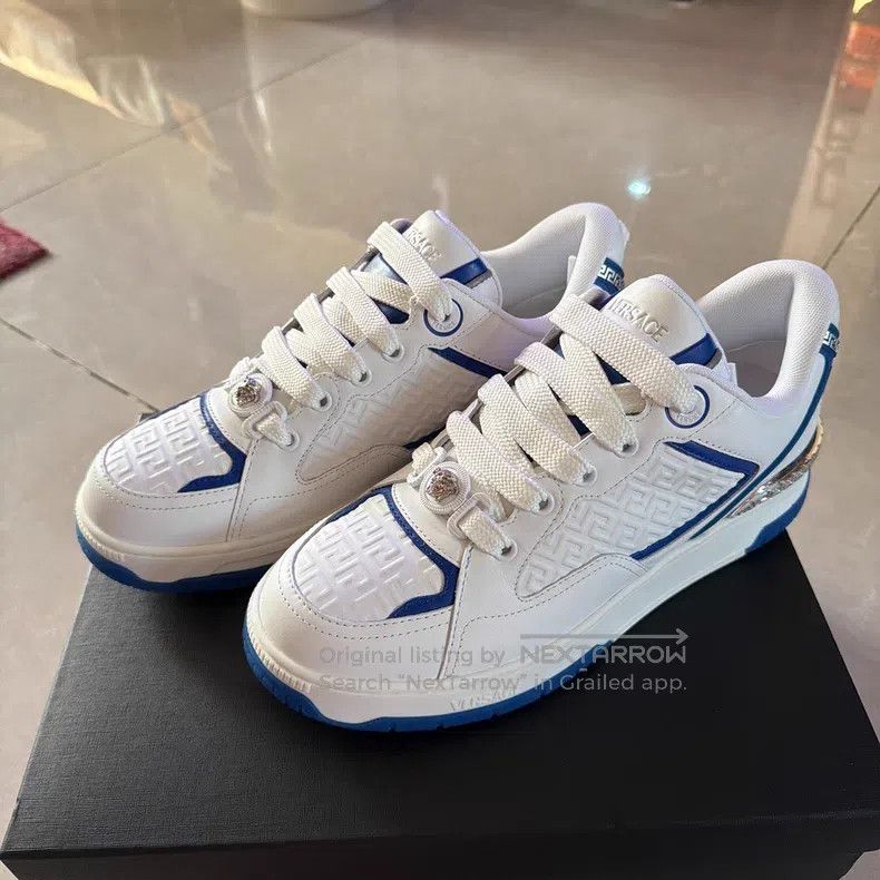 Versace Versace Calfskin sneakers Size US 10 / EU 43 - 1 Thumbnail