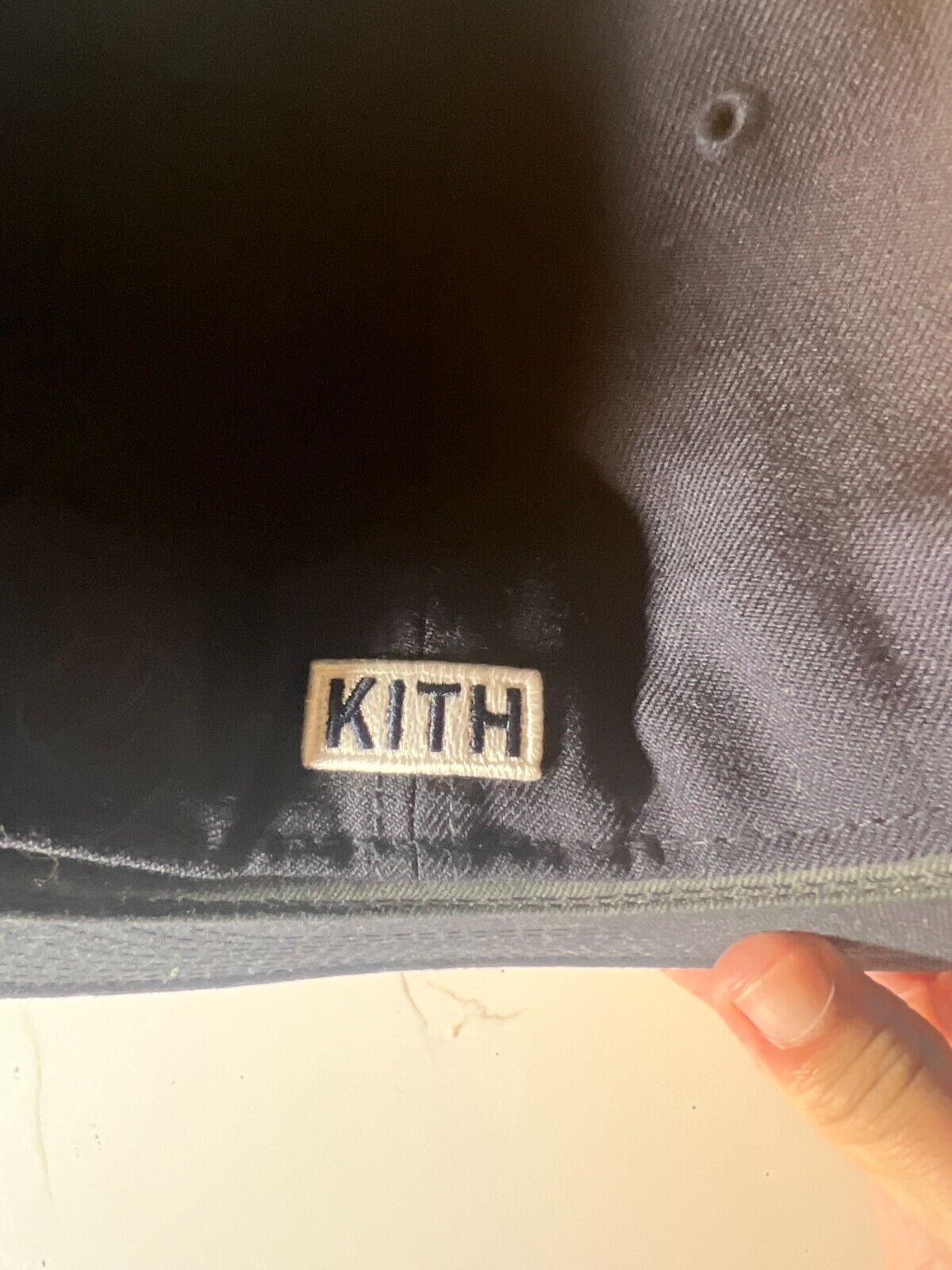 Kith Kith "Us" Hat Navy OS 7 1/8 Size ONE SIZE - 4 Thumbnail