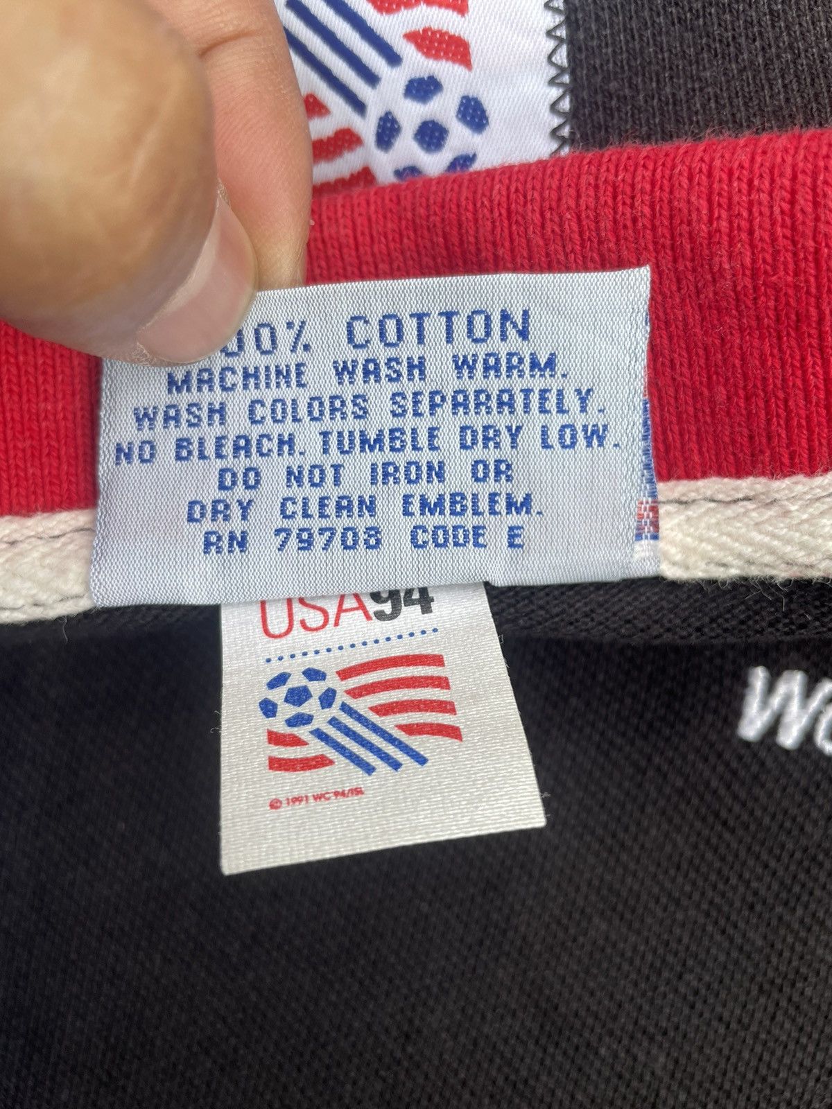 Other Vintage 94 World Cup Usa Polo Tshirt Size US L / EU 52-54 / 3 - 14 Thumbnail
