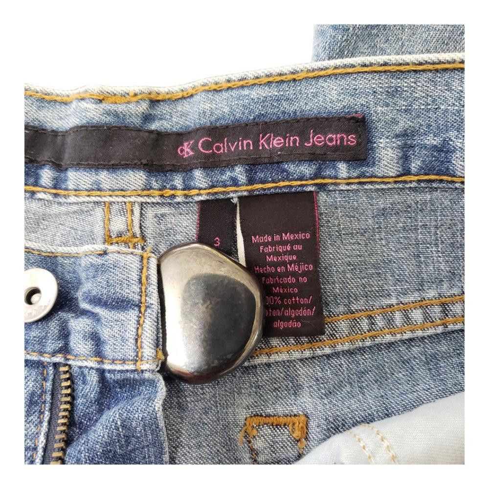 Designer CT139 Calvin Klein Juniors Straight Leg Jean 3 Size 30" / US 8 / IT 44 - 2 Thumbnail