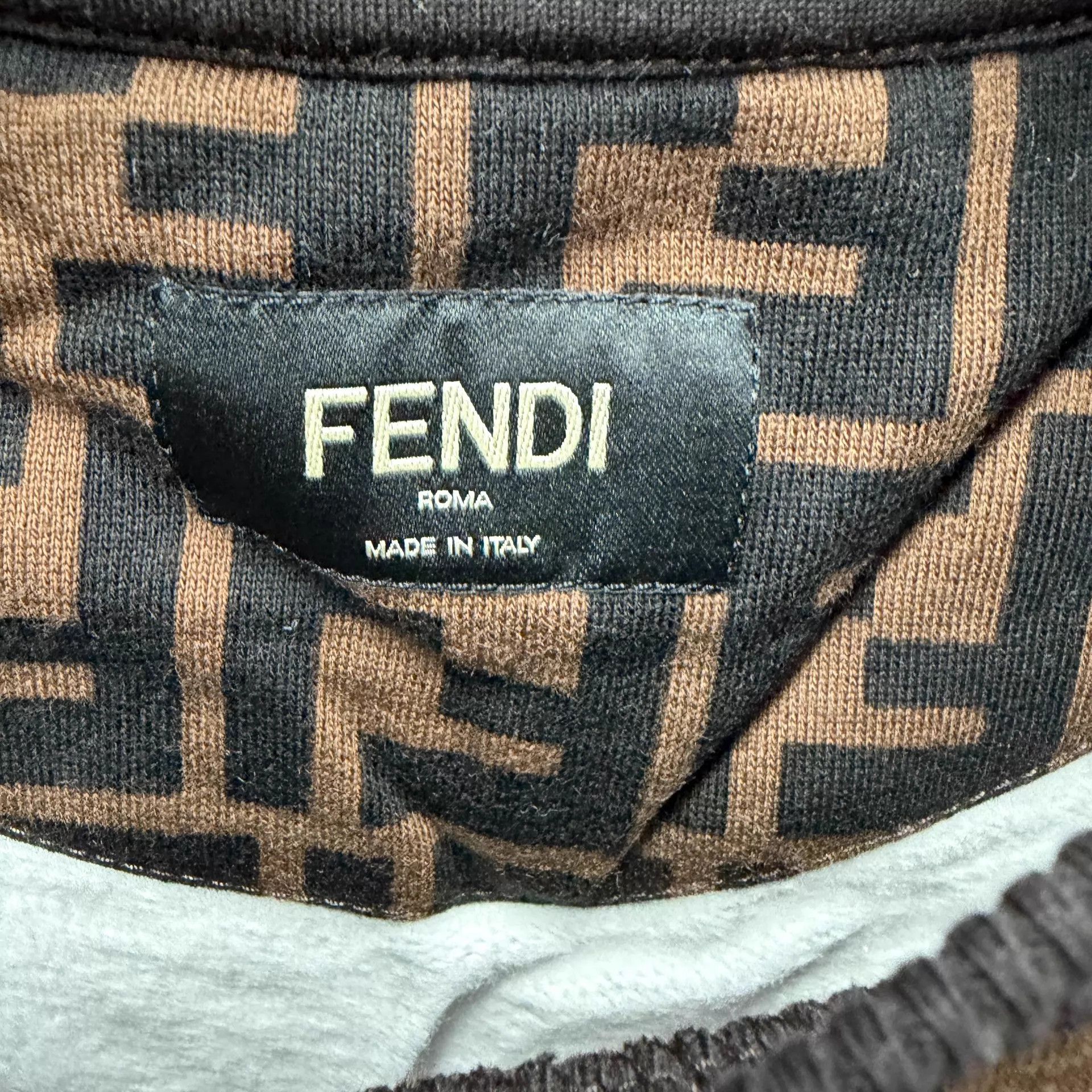 Fendi FENDI Baguette All Over Logo Print Sweatshirt SZ S Size US S / EU 44-46 / 1 - 3 Thumbnail