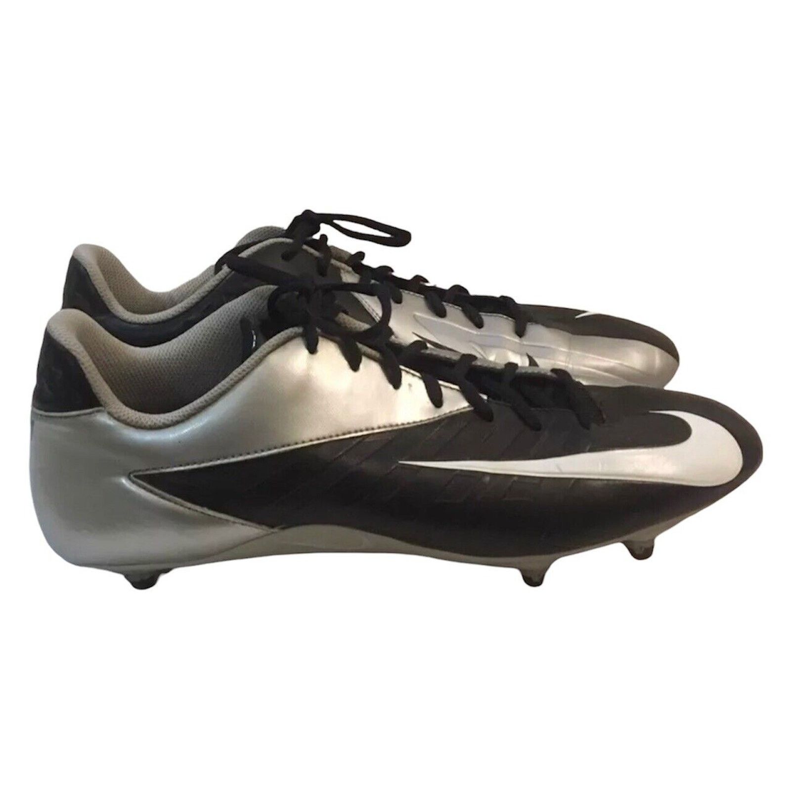 Nike Nike VAPOR STRIKE Black/Silver Football Cleats Mens Size 15 Size US 15 / EU 48 - 1 Thumbnail