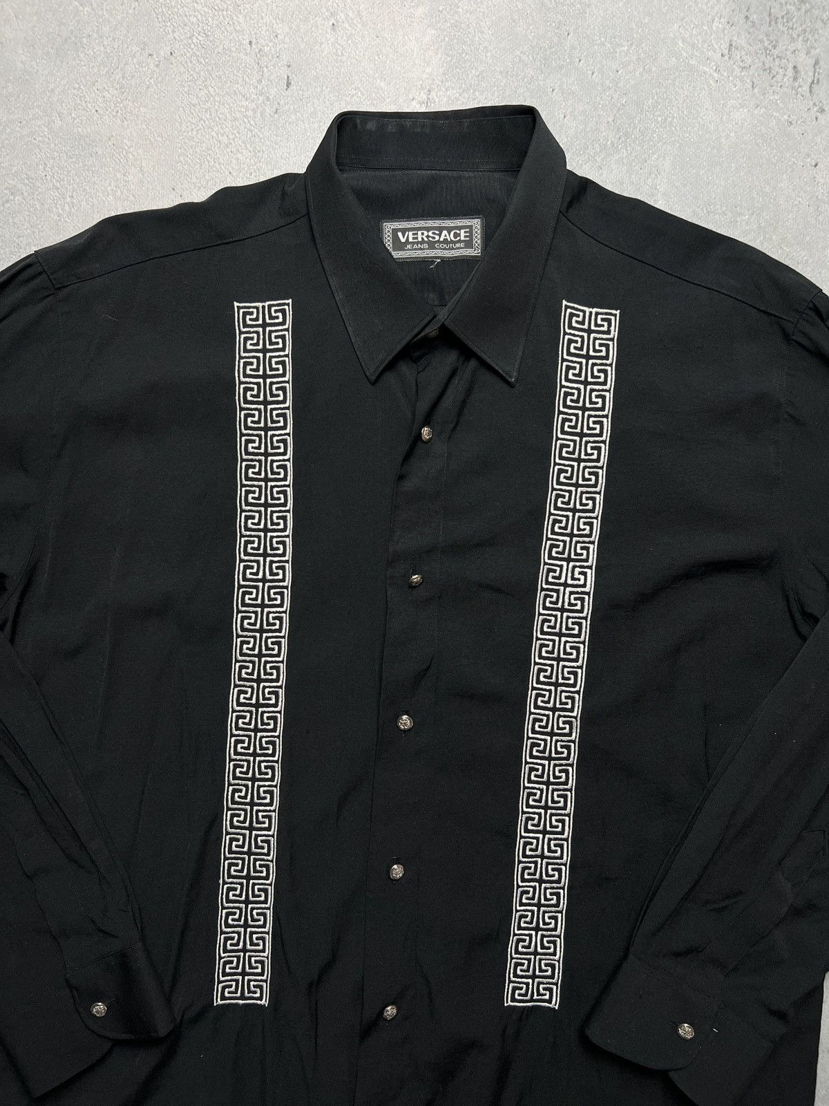 Versace Jeans Couture Vintage Versace Bondage Long Sleeve Rare Archive Shirt Lux Size US XL / EU 56 / 4 - 9 Thumbnail