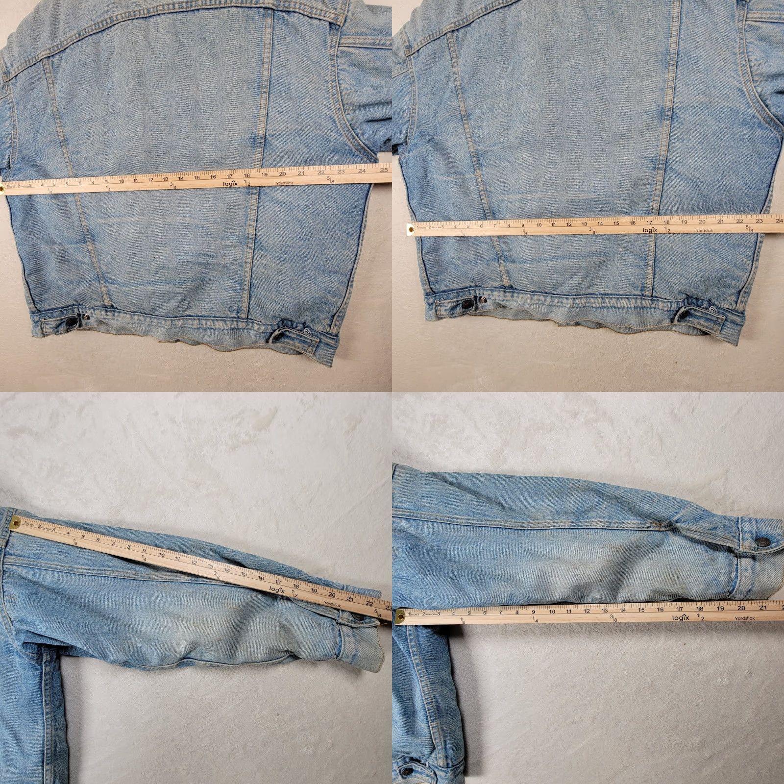 Levi's VINTAGE Levi's 527 Jacket Men XL Denim Blue Sherpa Lined USA 80s Bomber Jacket Mid-Length Regular Fit Size US XL / EU 56 / 4 - 8 Thumbnail