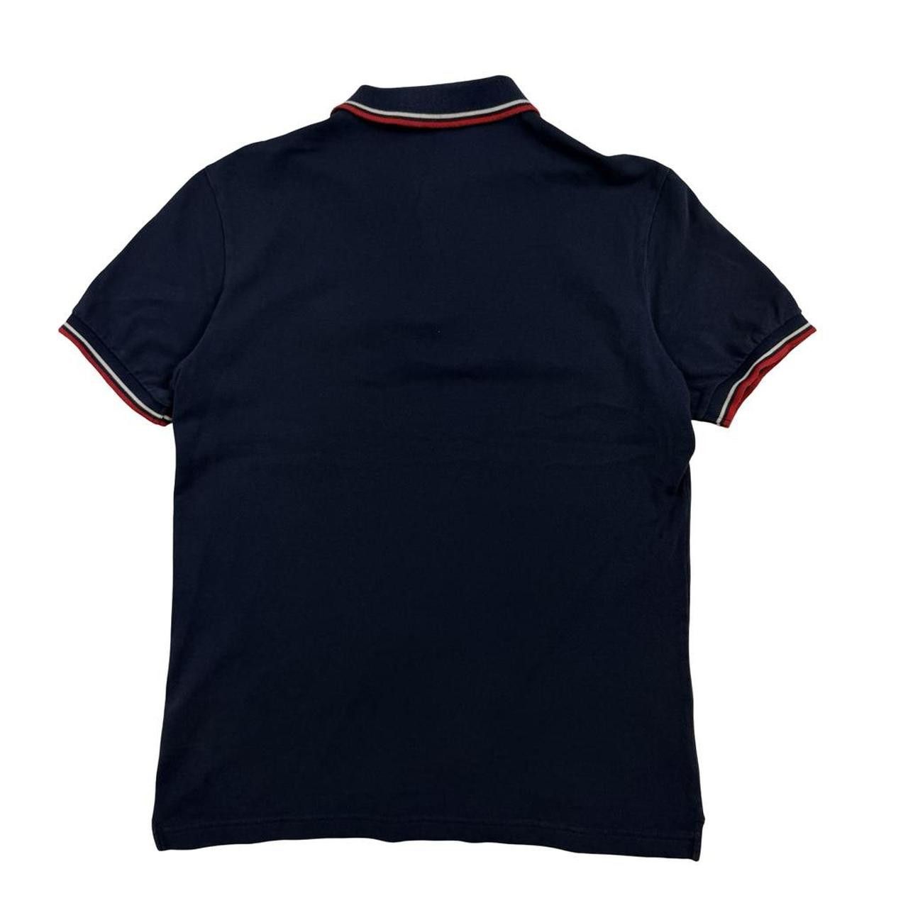Prada Navy Blue Prada Sport Red Tab Polo Shirt - Medium Size US M / EU 48-50 / 2 - 2 Thumbnail