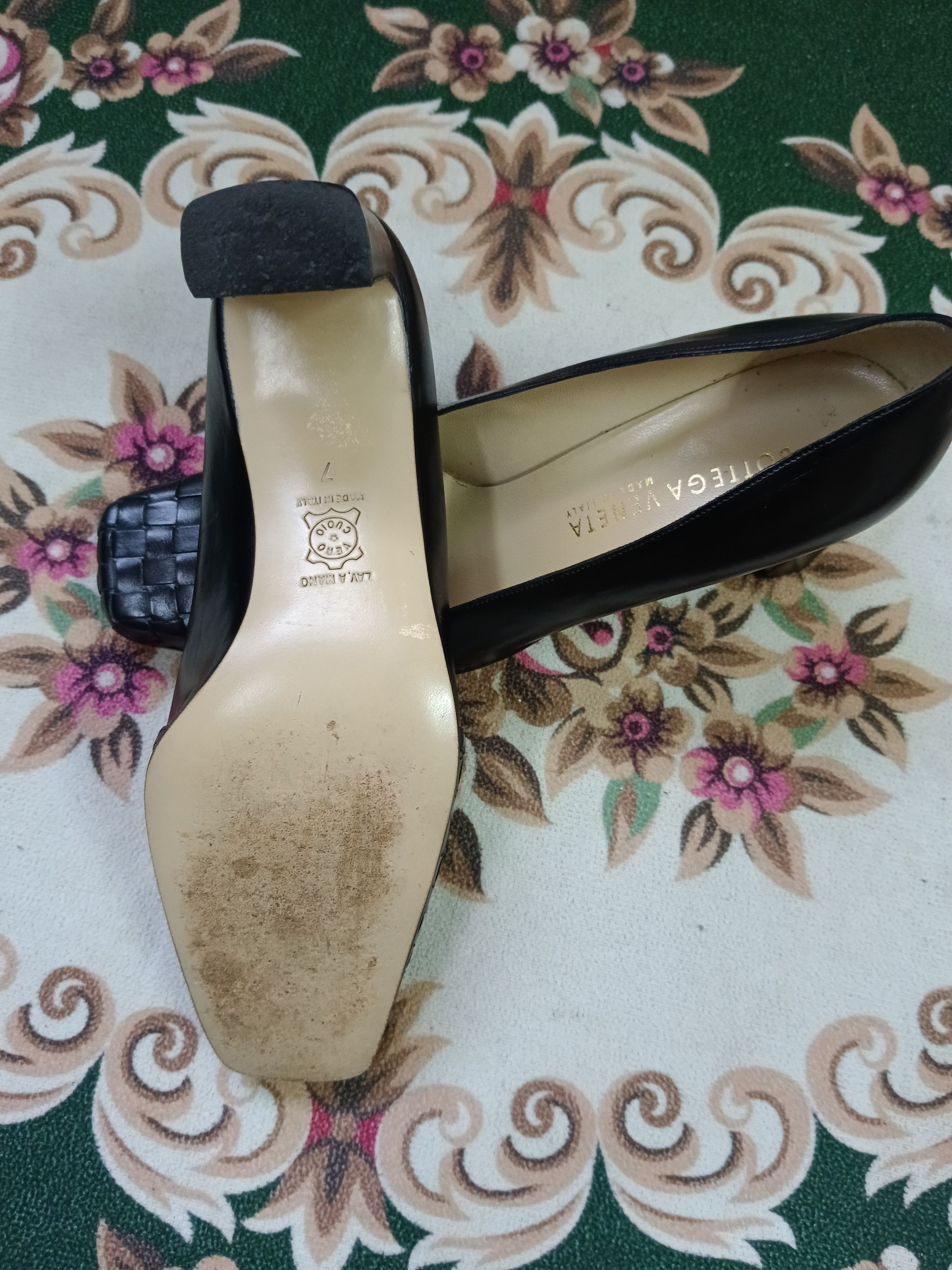 Bottega Veneta BOTTEGA VANETTA WOVEN LEATHER PUMP Size US 7 / IT 37 - 6 Thumbnail