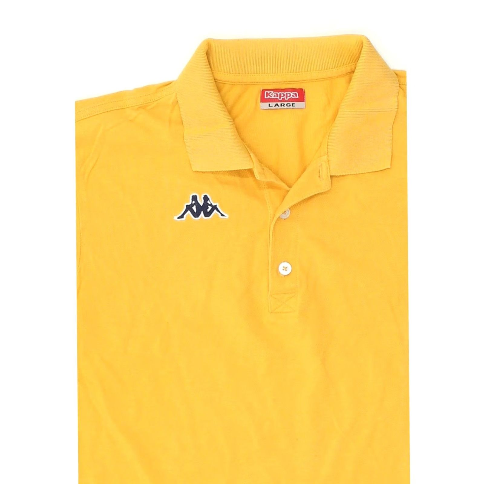 Kappa KAPPA Mens Polo Shirt Large Yellow Cotton AX16 Size US L / EU 52-54 / 3 - 3 Thumbnail