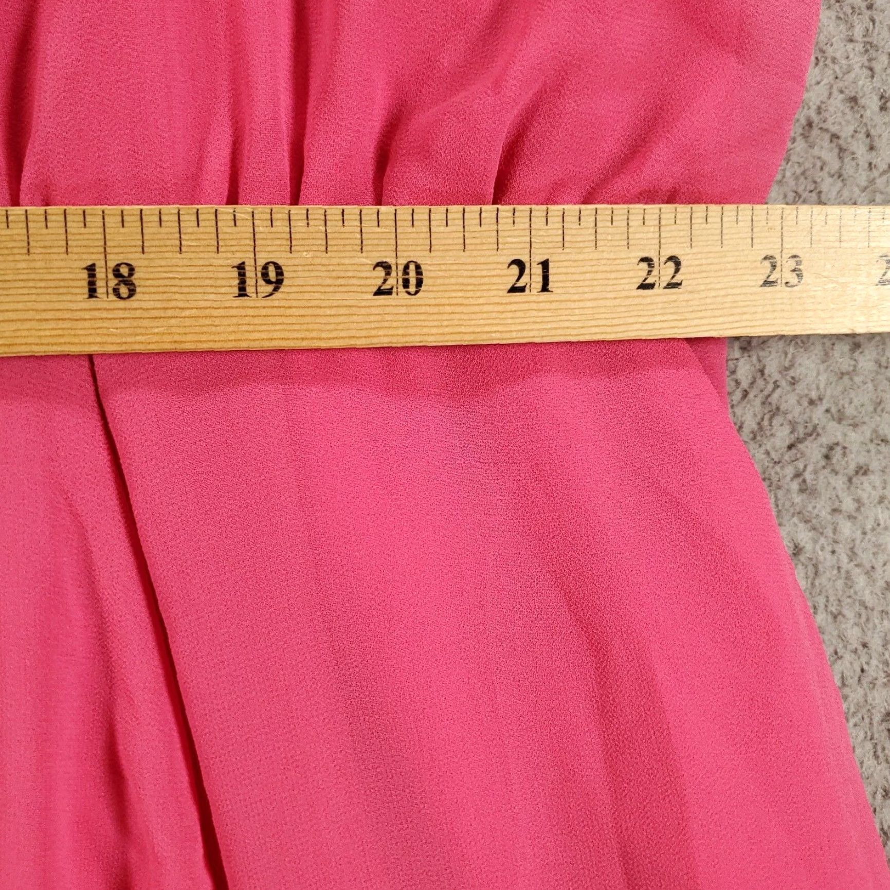 Torrid Torrid New Womens 4X Pink Midi Chiffon Cowl Neck Pleated Tank Sheer NWT Dress Size XXL / US 16-18 / IT 52-54 - 5 Thumbnail