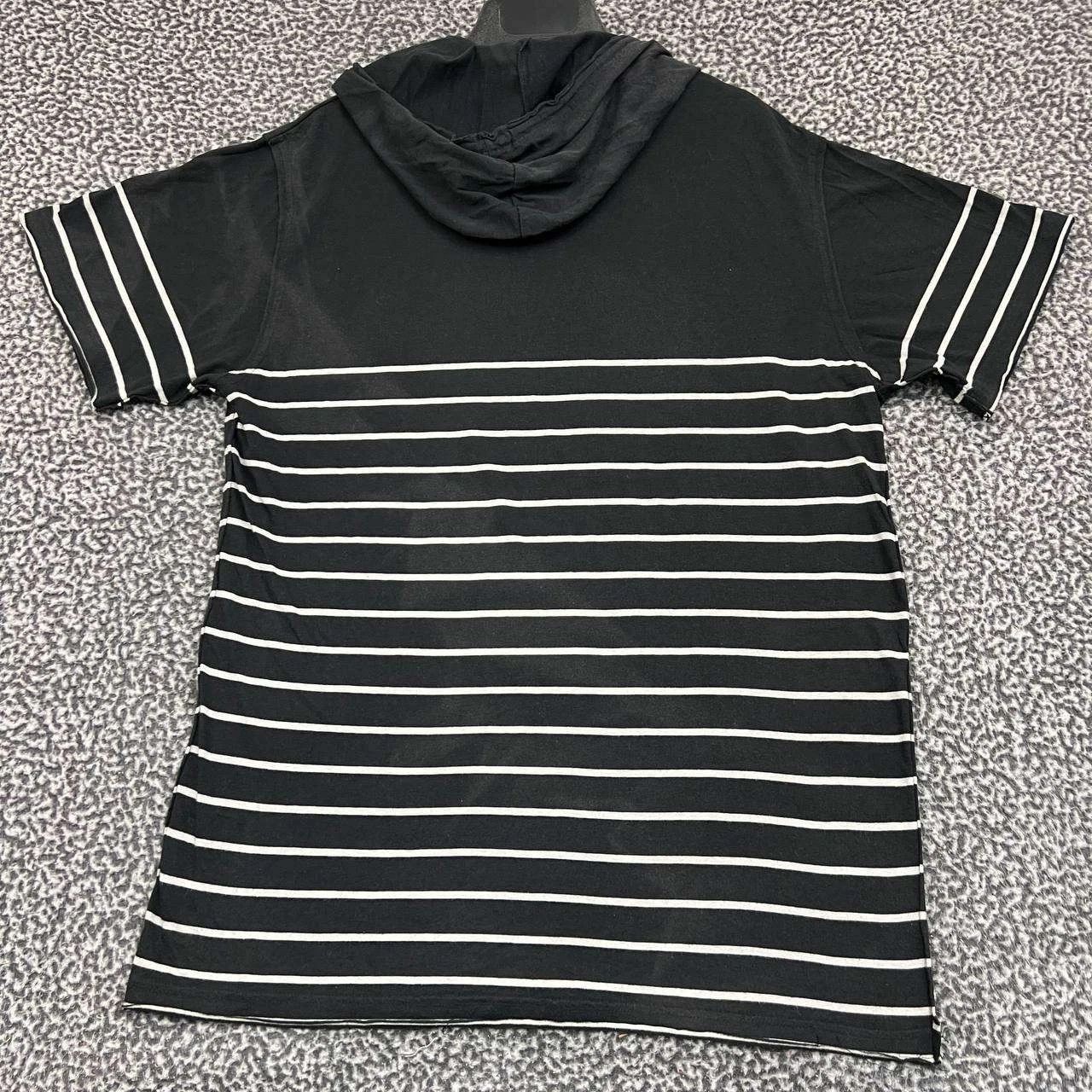 KREW Krr3W Shirt Men Striped Hooded Drawstring Short Sleeve XL Size US XL / EU 56 / 4 - 2 Thumbnail
