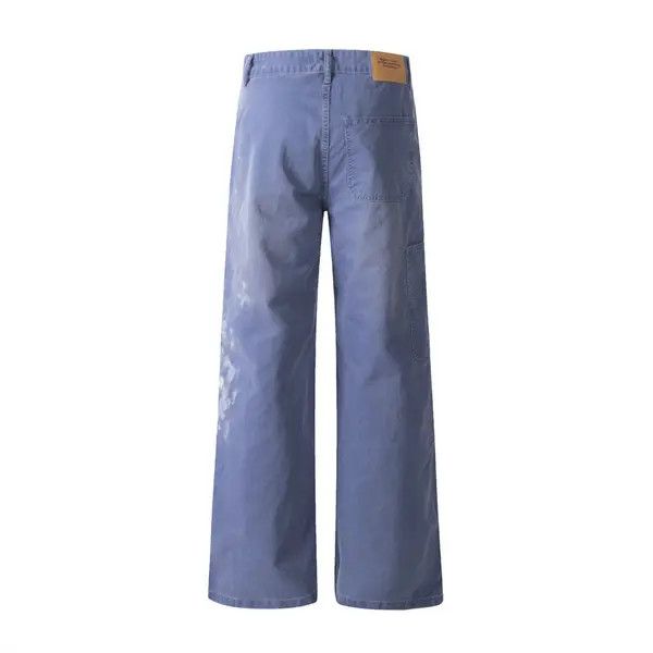 VIBE Men's American style graffiti ink cargo jeans Size US 32 / EU 48 - 3 Thumbnail