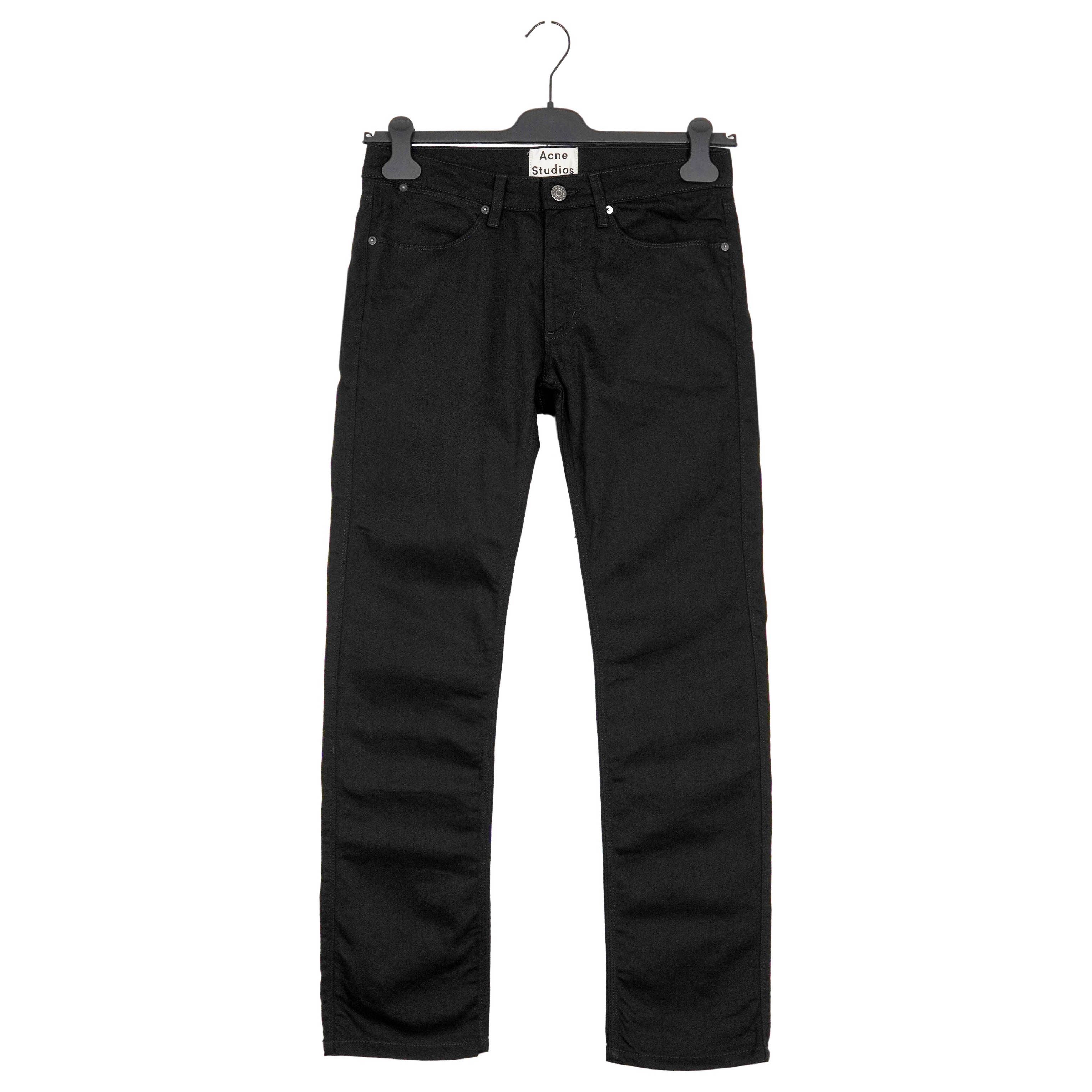 Acne Studios 1989 Wide-fit Jeans, Grime Black | Grailed