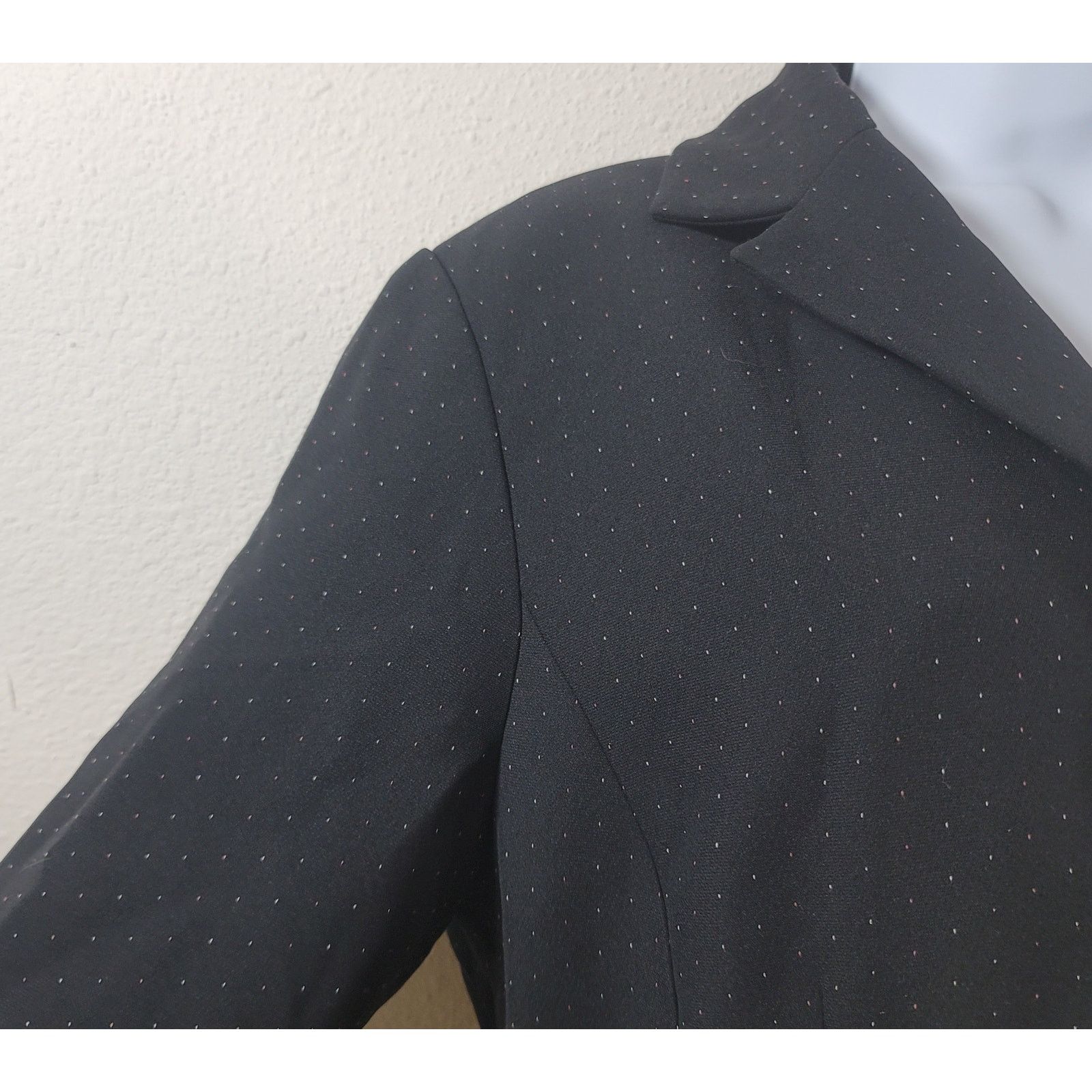 Other Maggy London Black Pleated Cuffs 5 Button Lined Blazer 14 Size XL / US 12-14 / IT 48-50 - 6 Thumbnail