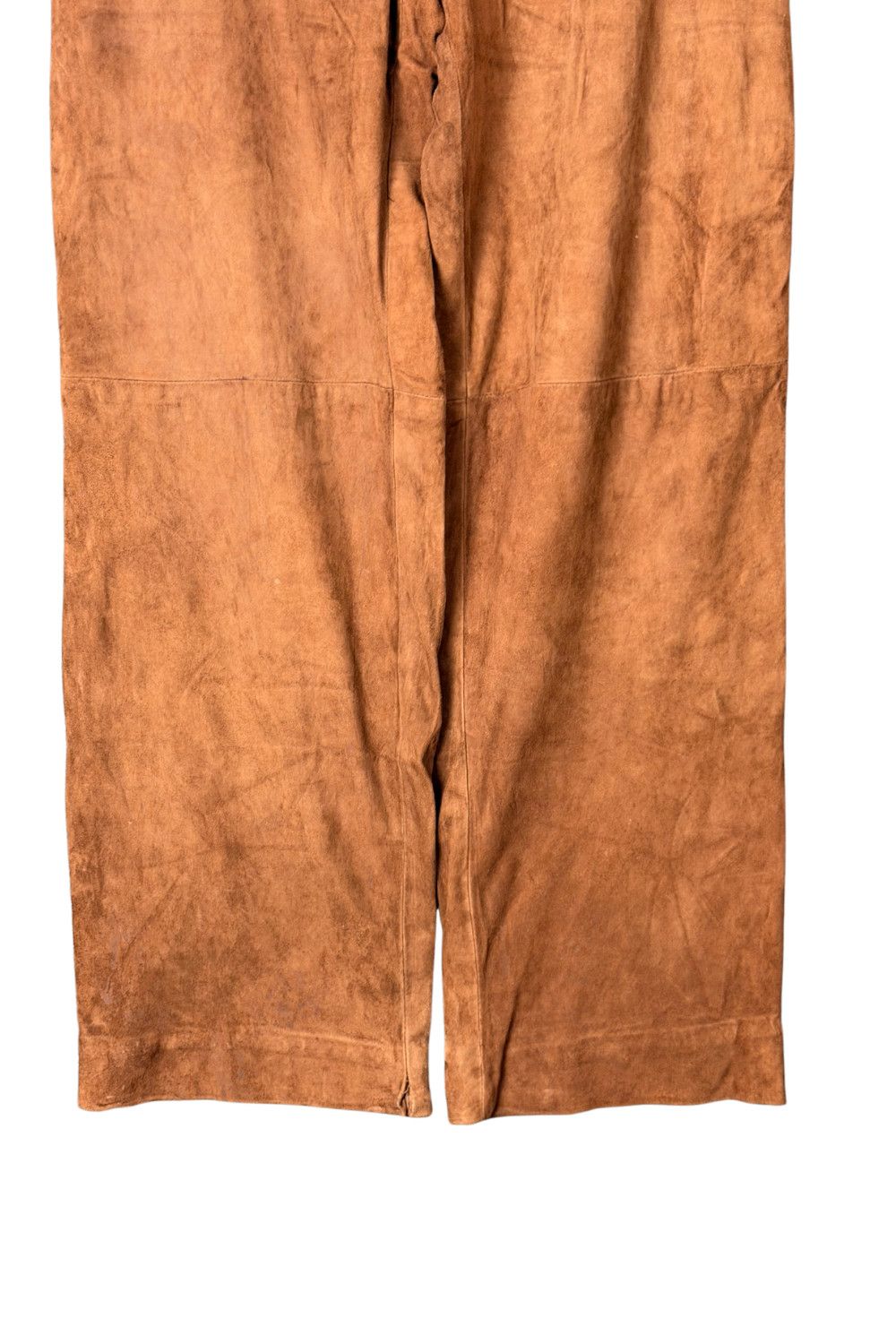 Vintage 1970s Ralph Lauren USA Suede Leather Trousers image 7