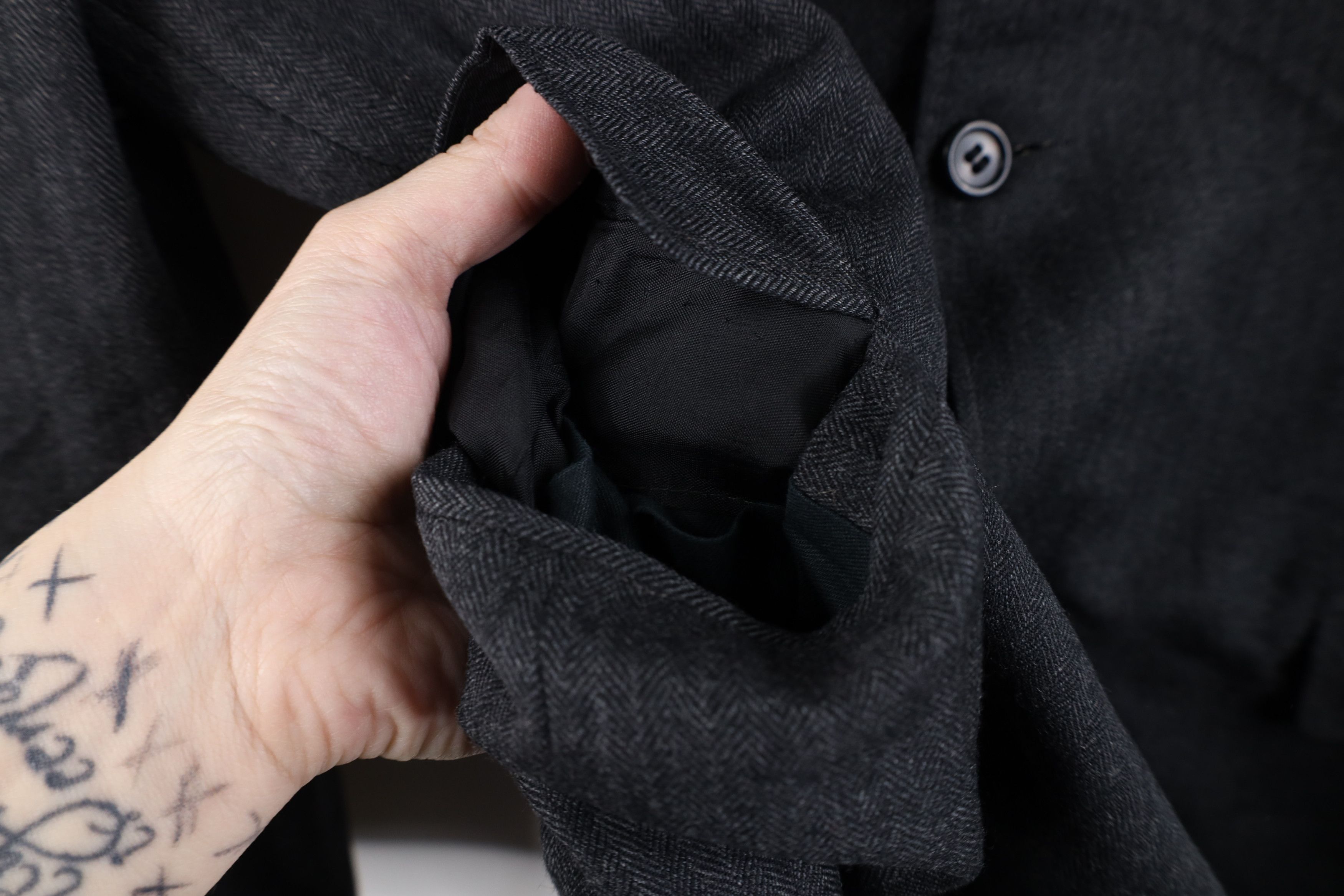 Vintage Vintage 60s 70s Rockabilly Herringbone Blazer Suit Jacket Size US XXL / EU 58 / 5 - 7 Thumbnail