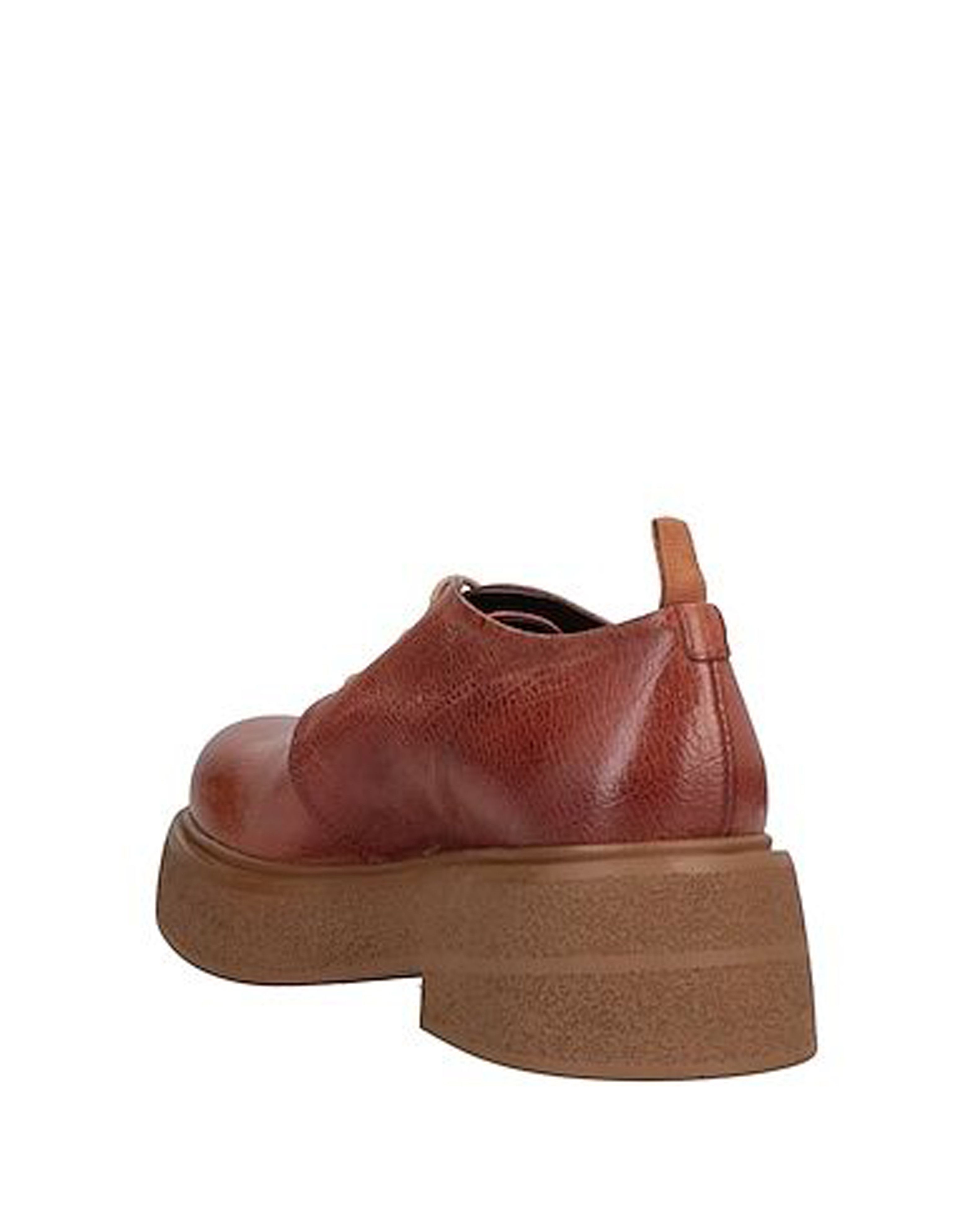 Other 1725.A women's tan brown leather platform laced shoes Size US 9 / IT 39 - 4 Thumbnail