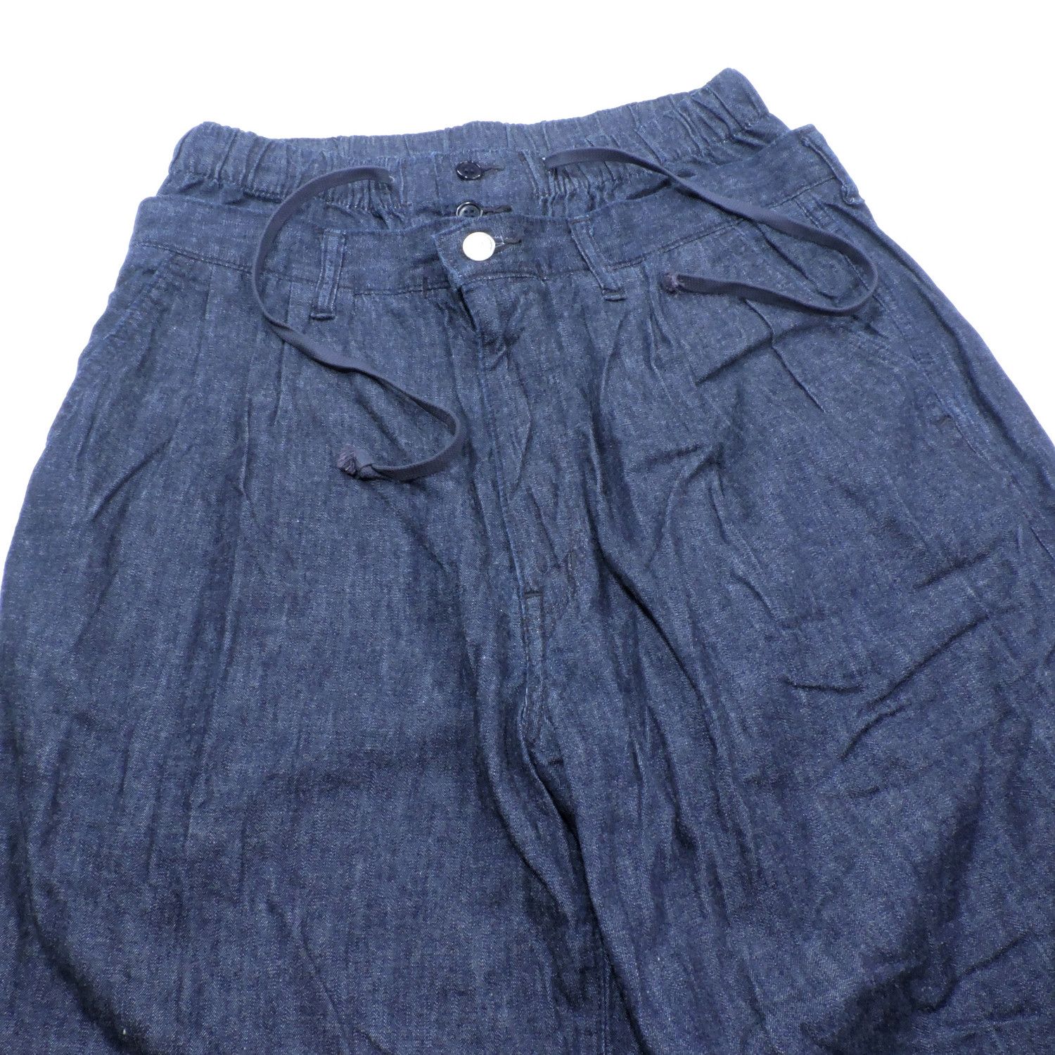 CABANE de ZUCCa ISSEY MIYAKE CABANE DE ZUCCA INDIGO DENIM PANTS Size US 30 / EU 46 - 10 Thumbnail