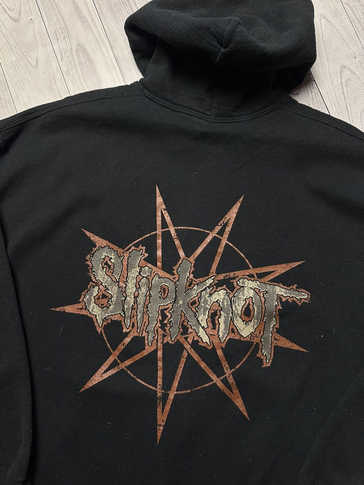 Slipknot × Vintage Vintage Slipknot rock hoodie big logo rare size XL Size US XL / EU 56 / 4 - 9 Thumbnail