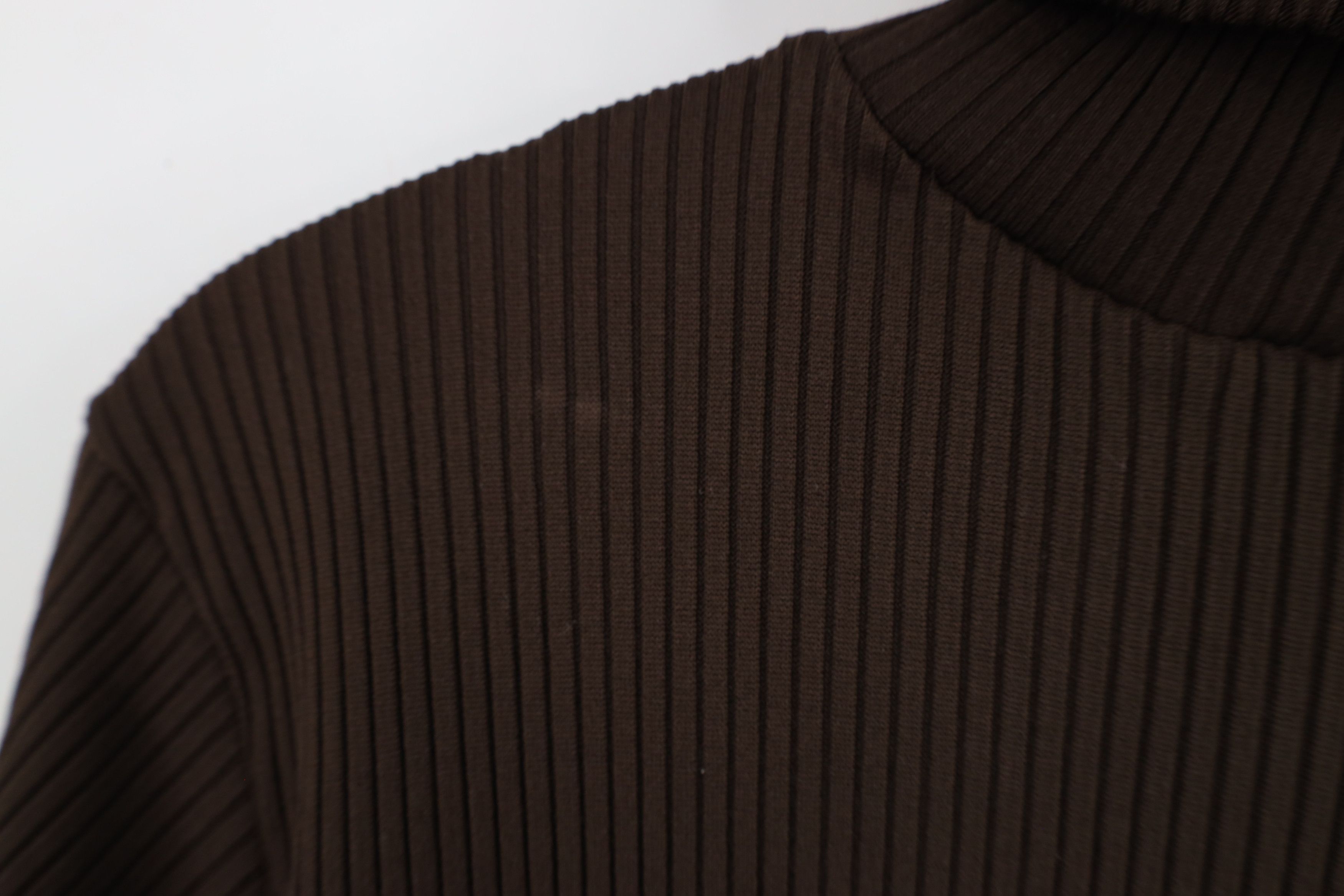 Vintage Vintage 70s Streetwear Knit Short Sleeve Turtleneck T-Shirt Size L / US 10 / IT 46 - 6 Thumbnail