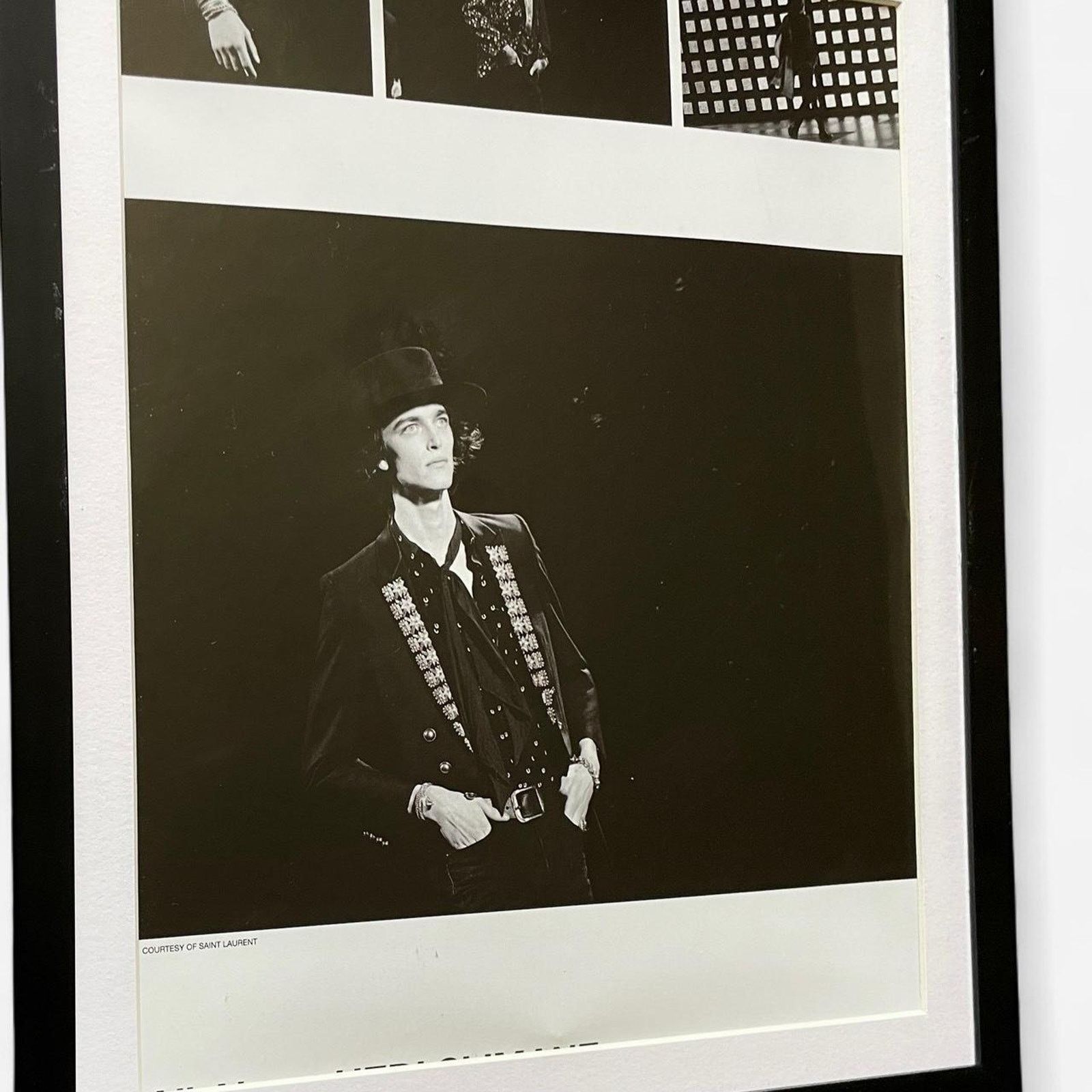 Hedi Slimane × Saint Laurent Paris × Yves Saint Laurent Hedi Slimane COURTESY OF SAINT LAURENT framed poster 9x11 Size ONE SIZE - 2 Thumbnail