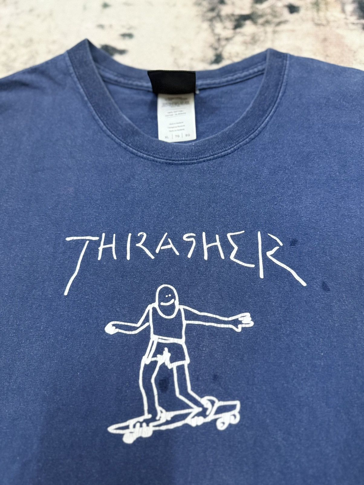 Thrasher × Vintage Vintage Y2K Trasher Skateboard San Fracisco Tshirt Size US L / EU 52-54 / 3 - 4 Thumbnail