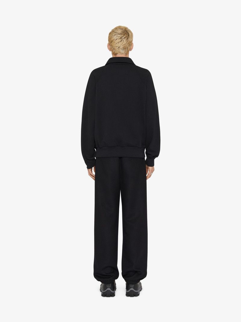 Givenchy o1w1db10326 Polo Buttoned Sweatshirt in Black Size US S / EU 44-46 / 1 - 4 Thumbnail