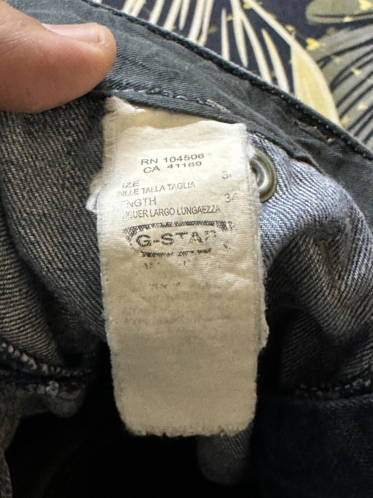 G-Star Vintage G-Star Raw 3301 Double Knee Tactical Jeans Size US 34 / EU 50 - 9 Thumbnail