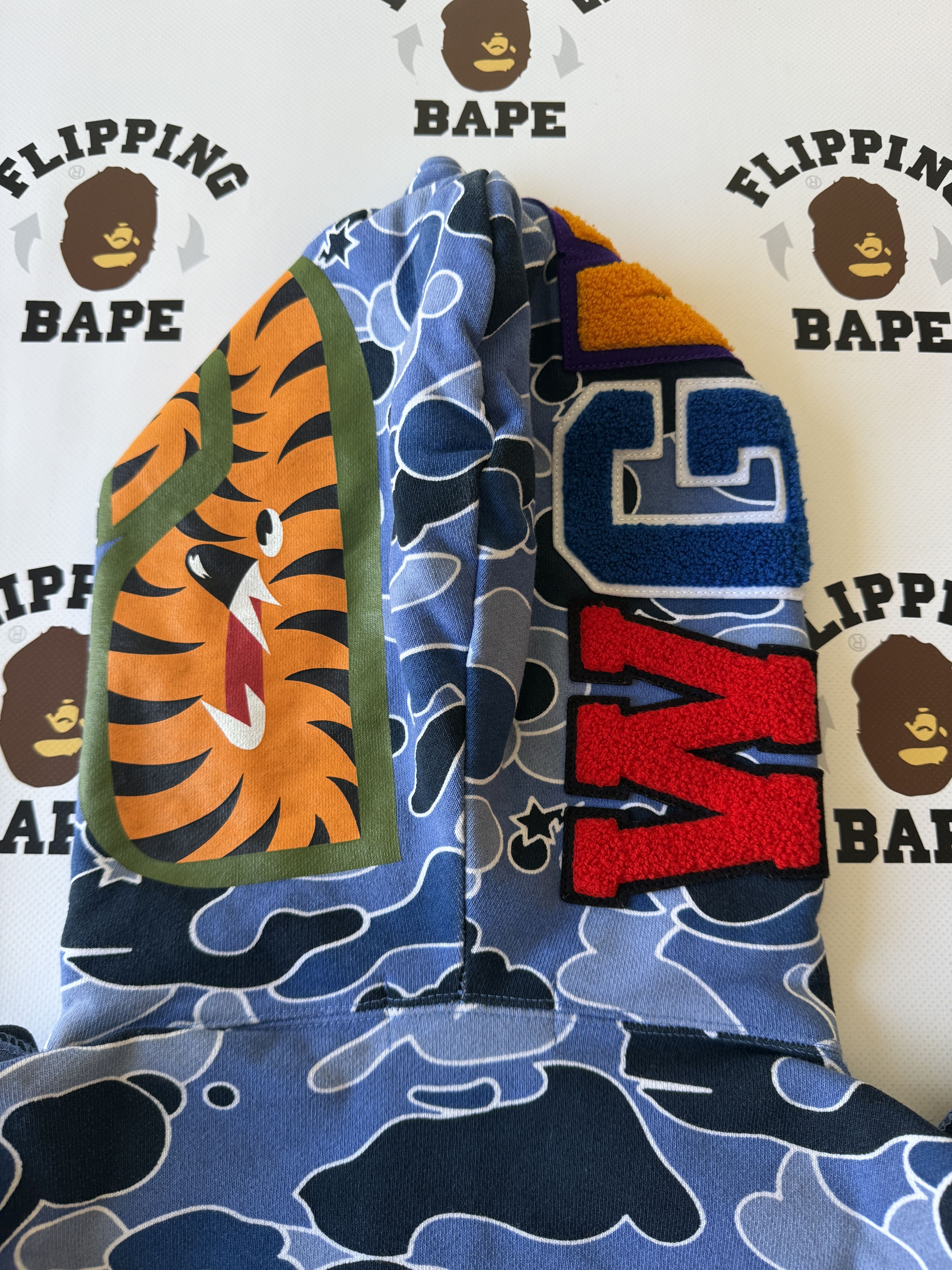 Bape BAPE STA CAMO SHARK FULL ZIP HOODIE (2017) Size US M / EU 48-50 / 2 - 6 Thumbnail