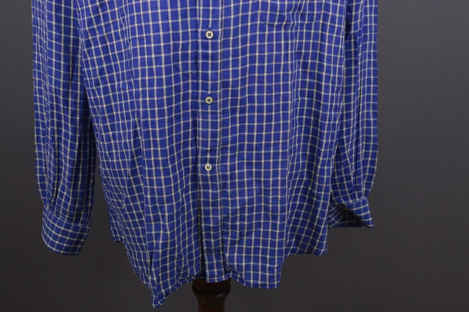 Paul & Shark Paul & Shark Yachting Shark Fit Blue Check Shirt Size 43 Size US M / EU 48-50 / 2 - 2 Thumbnail