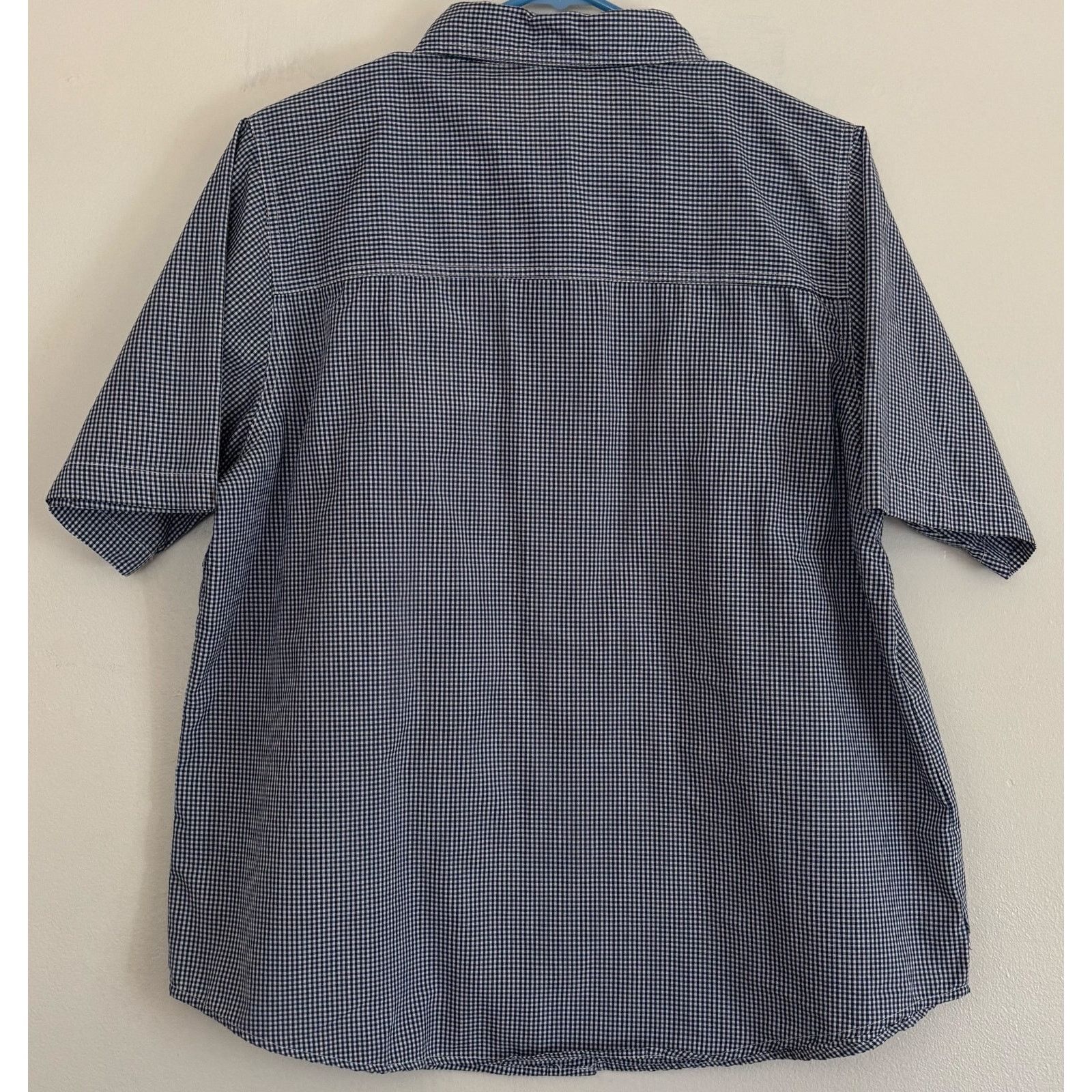 Other BonWorth Blue Gingham Nautical Embroidered Button-Down Shirt Size M / US 6-8 / IT 42-44 - 2 Thumbnail