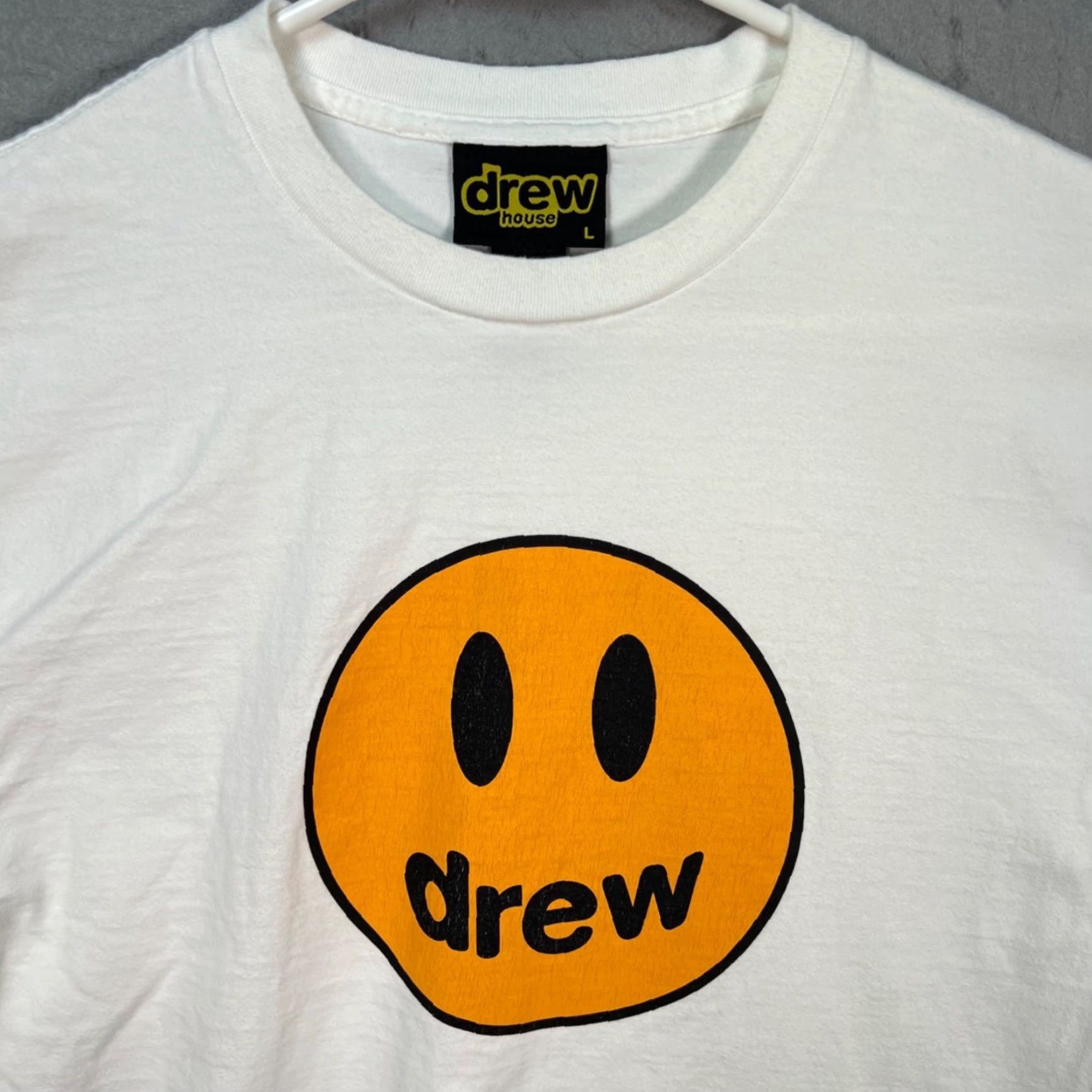 Drew House Drew House Smiley Face Graphic Short Sleeve T Shirt White Mens Large Size US L / EU 52-54 / 3 - 5 Thumbnail