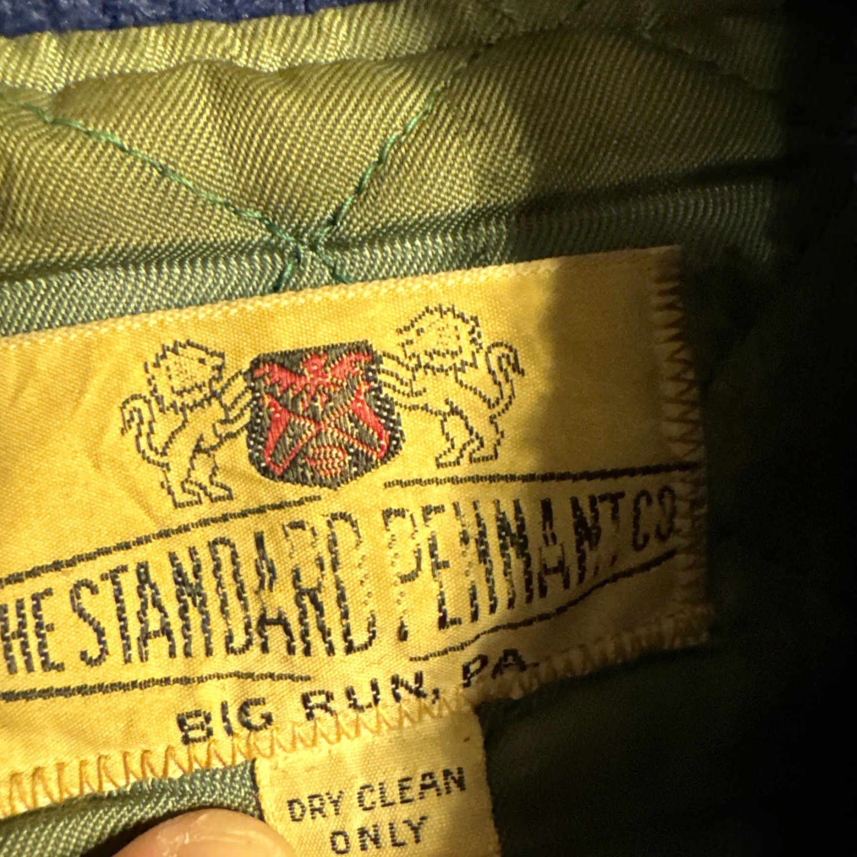 Vintage VINTAGE Standard Pennant Company Wool Jacket Varsity M Men Blue 70s Pit to Pit 25.5” Length 25” Size US M / EU 48-50 / 2 - 6 Thumbnail
