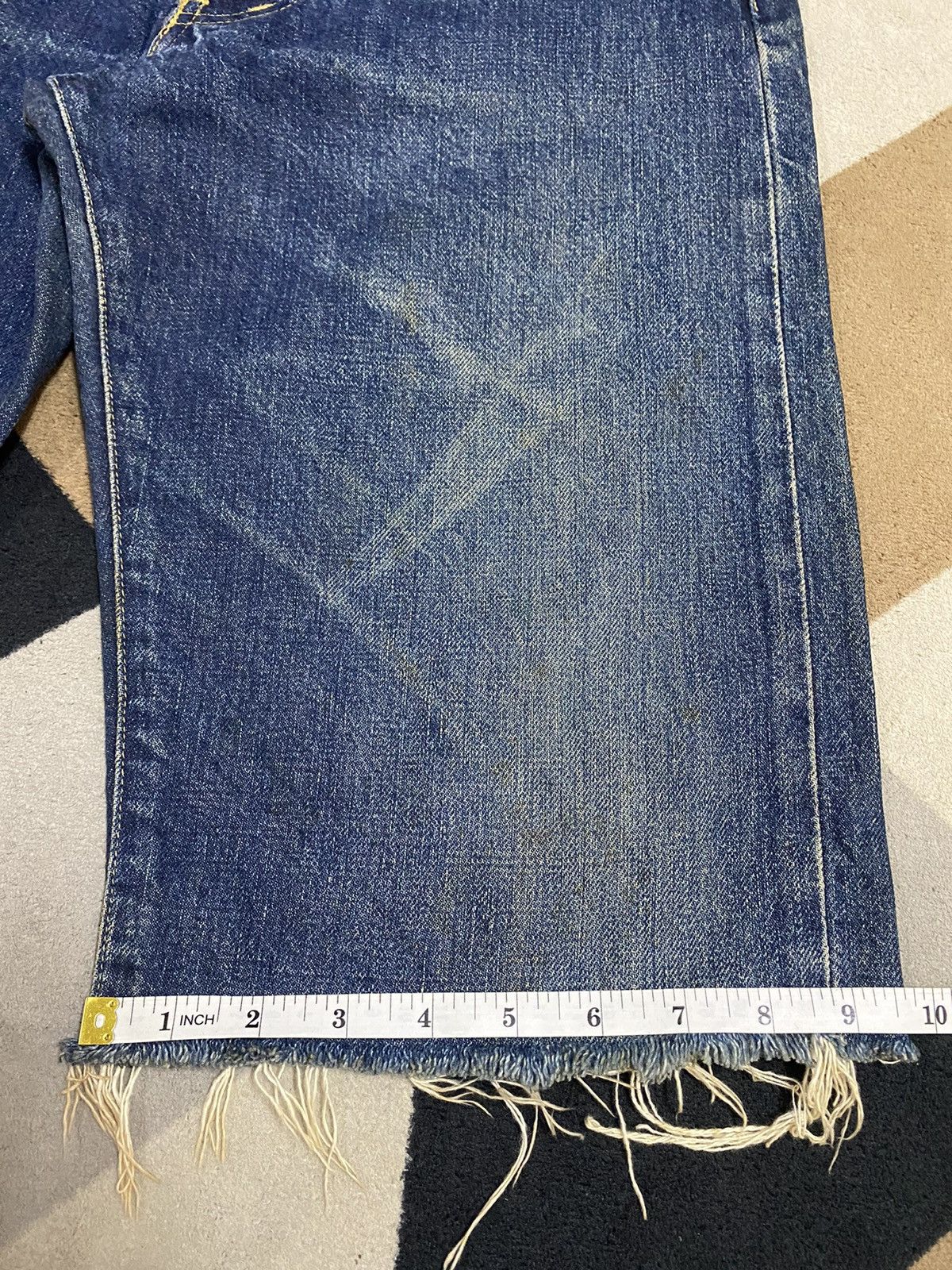 Levi's Vintage Clothing Japan Vintage Levis 503B 90’s Big E Selvedge Short Jeans Size US 31 - 10 Thumbnail