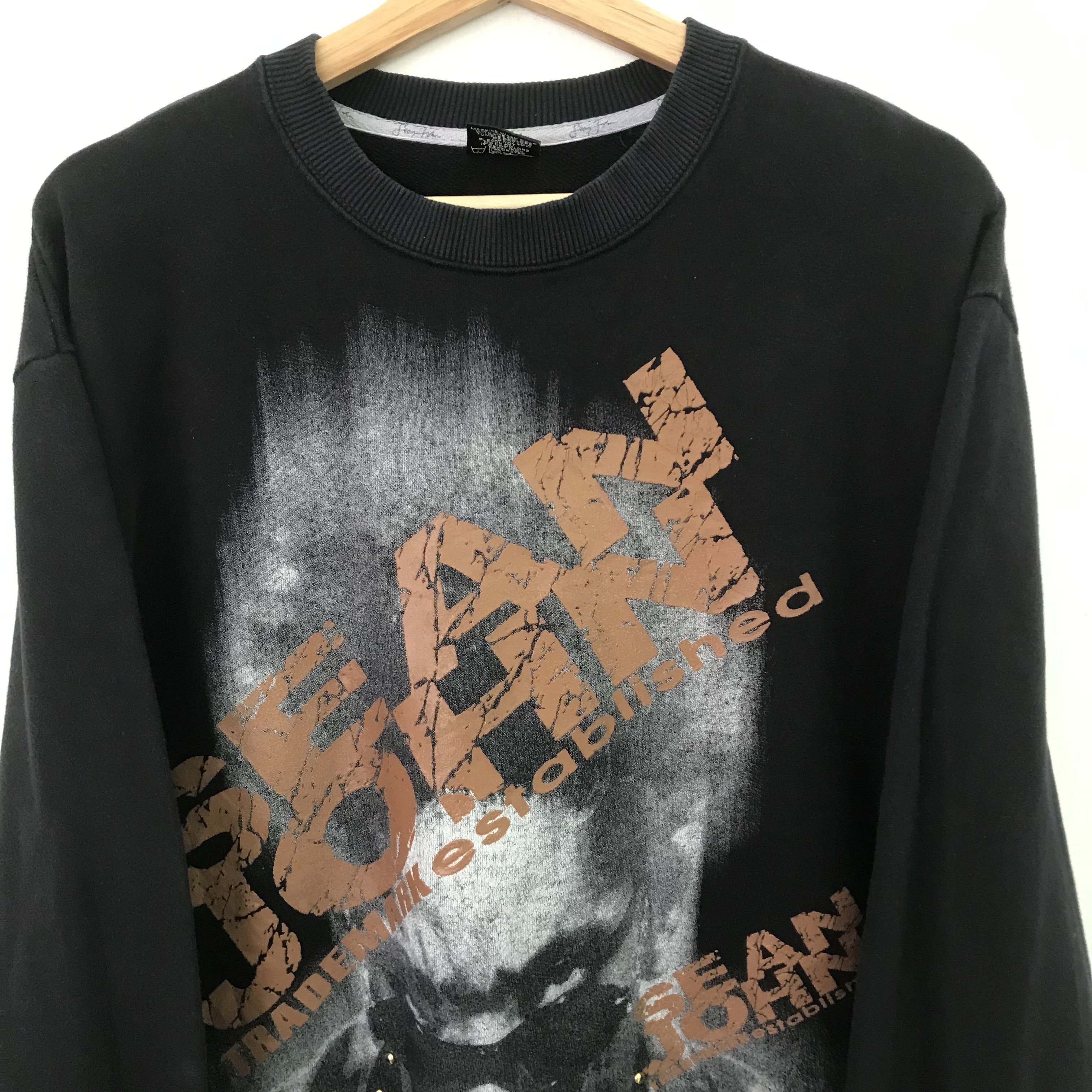 Vintage Vintage Sean John Black Sweatshirt Large - 575 Size US L / EU 52-54 / 3 - 6 Thumbnail