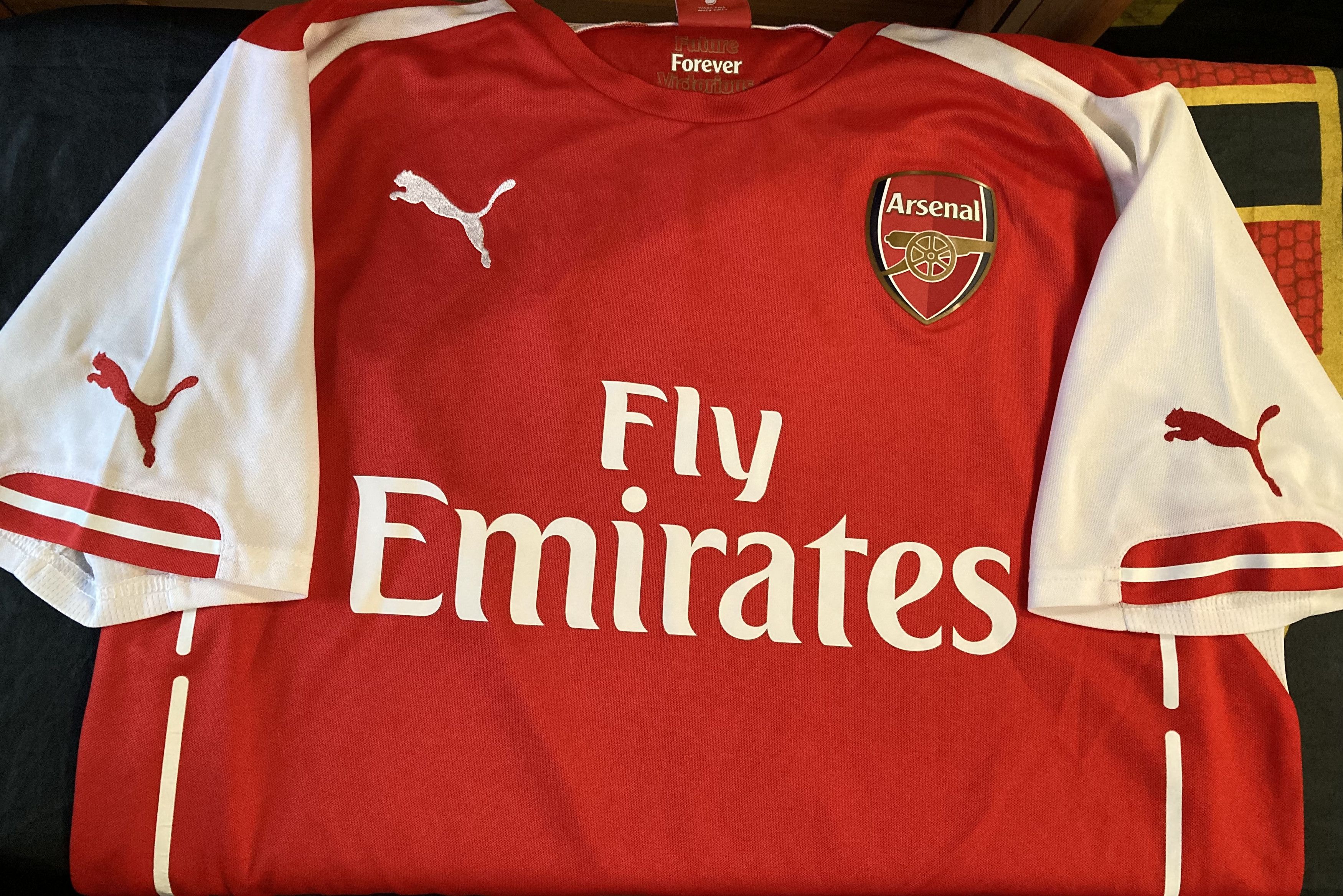 Puma Arsenal Puma 2014-15 Home Jersey Bushnell #7 Size US L / EU 52-54 / 3 - 5 Thumbnail