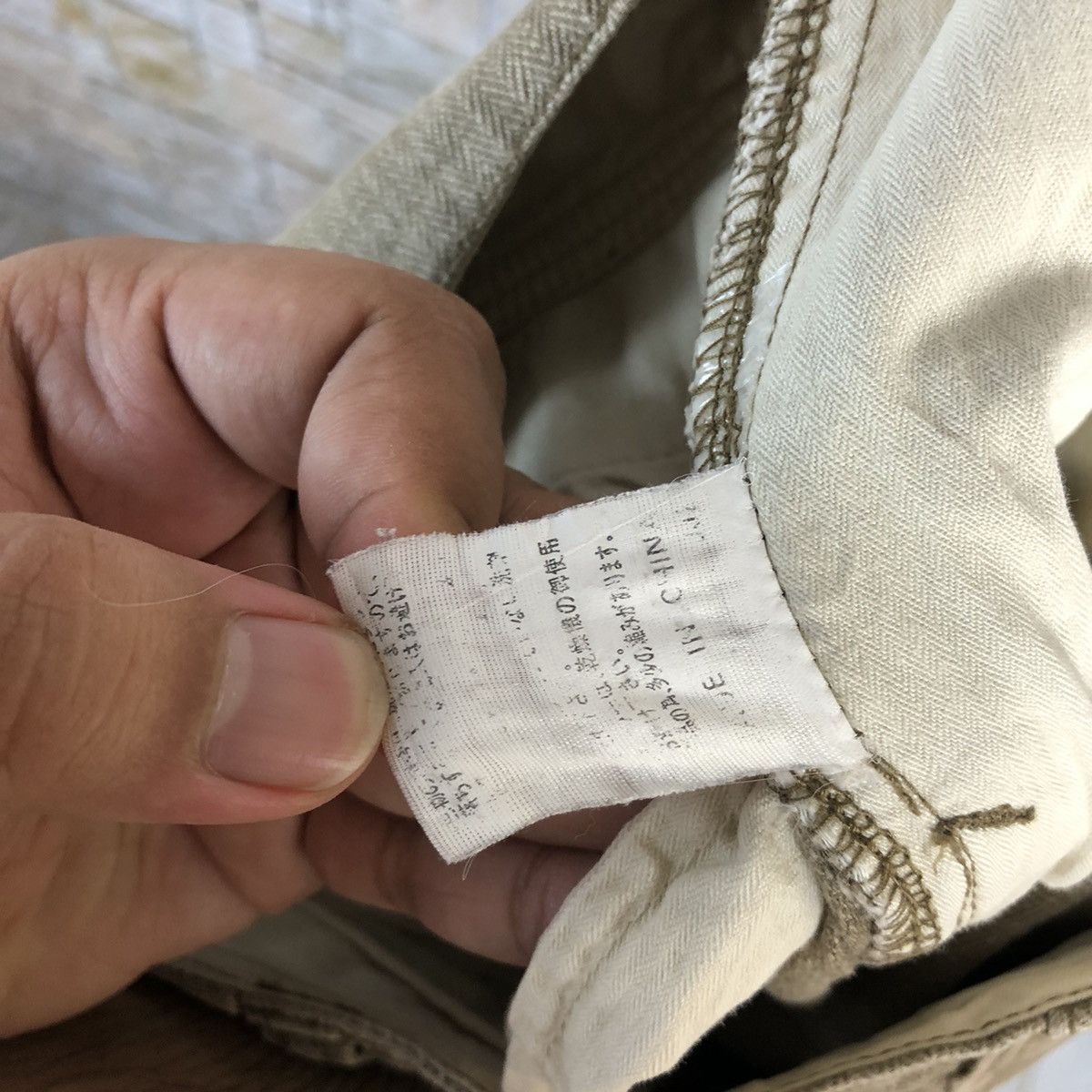 Japanese Brand Think Pink faded Cargo utility Multipocket Pants #A1160 Size US 29 - 22 Thumbnail