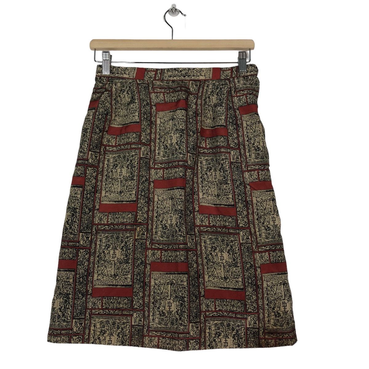Japanese Brand 🔥Vintage Skirt Over Print Rare Inspire Jean Paul Gaultier Size 28" / US 6 / IT 42 - 7 Thumbnail