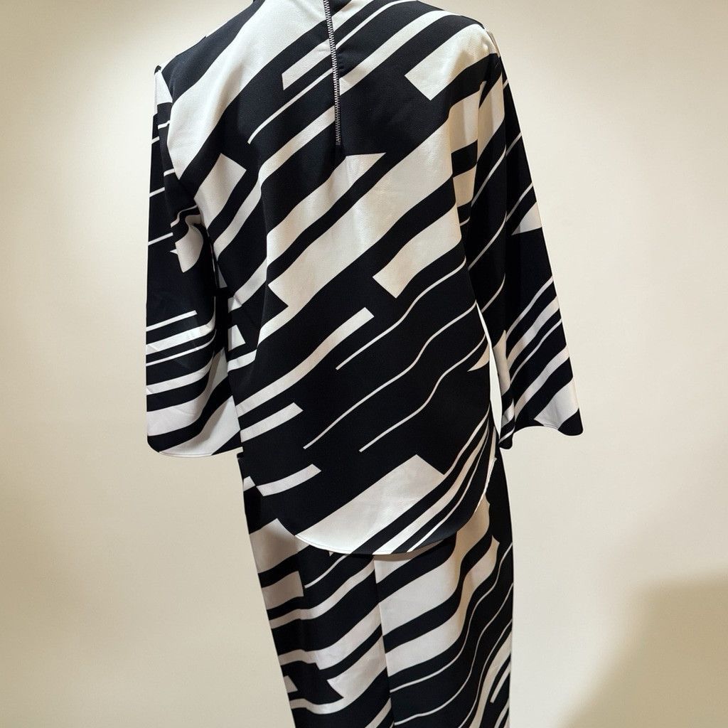 Zara Zara Geometric Print Top and Skirt Set NWT Large Size L / US 10 / IT 46 - 5 Thumbnail