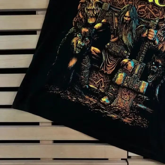 Band Tees Mens Vintage T Shirt Amon Amarth Big Print Size M Size US M / EU 48-50 / 2 - 8 Thumbnail