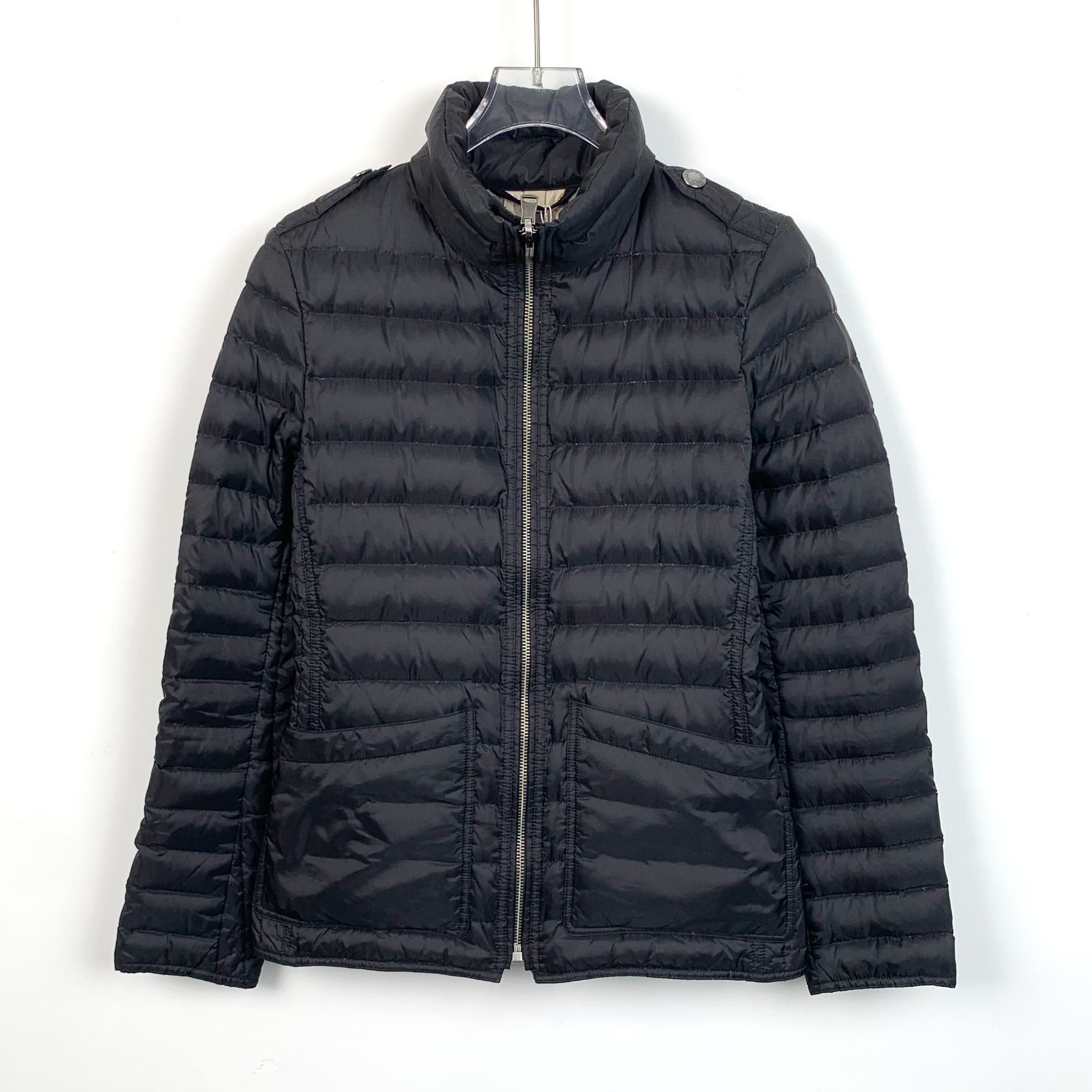Burberry Title[Burberry] Brit Black Detachable Down Hooded Coat 36 XS Size US XS / EU 42 / 0 - 1 Thumbnail