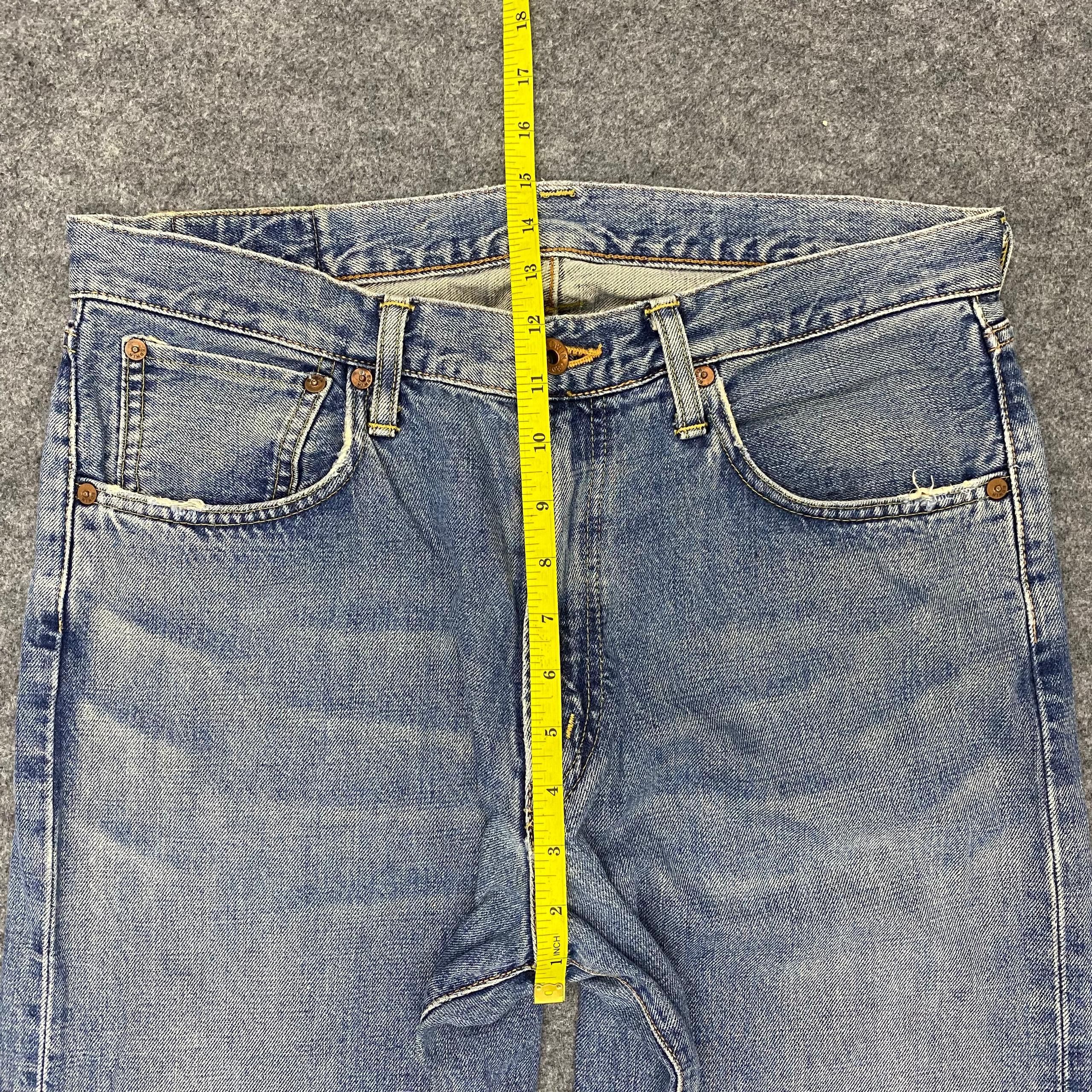 Edwin 💥Best Offer💥Vintage Edwin 505x Distressed Denim Size US 34 / EU 50 - 3 Thumbnail