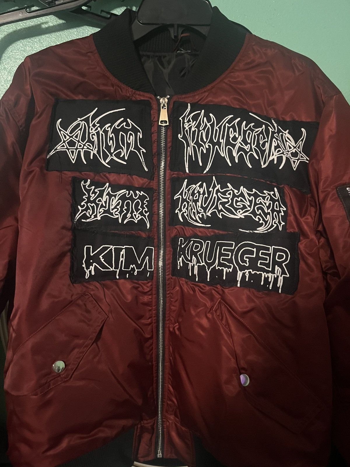 Ken Carson × Kim Krueger × Playboi Carti Kim krueger bomber jacket